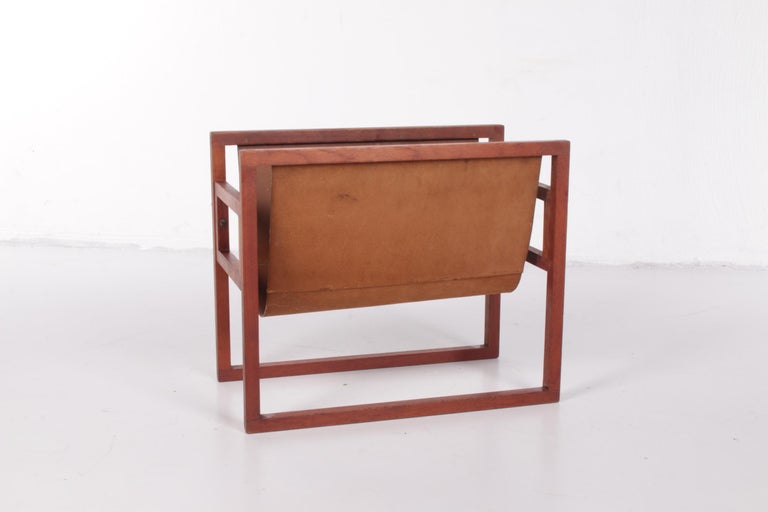 Teak Magazine Rack by Kai Kristiansen Published by Sika Mobler, 1960s ...