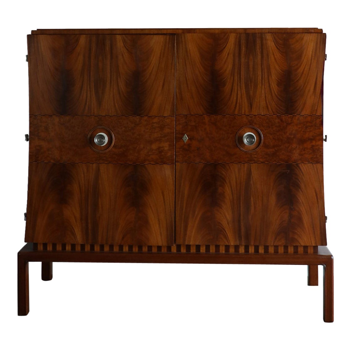 Teak & Mahogany Cabinet by Guglielmo Ulrich