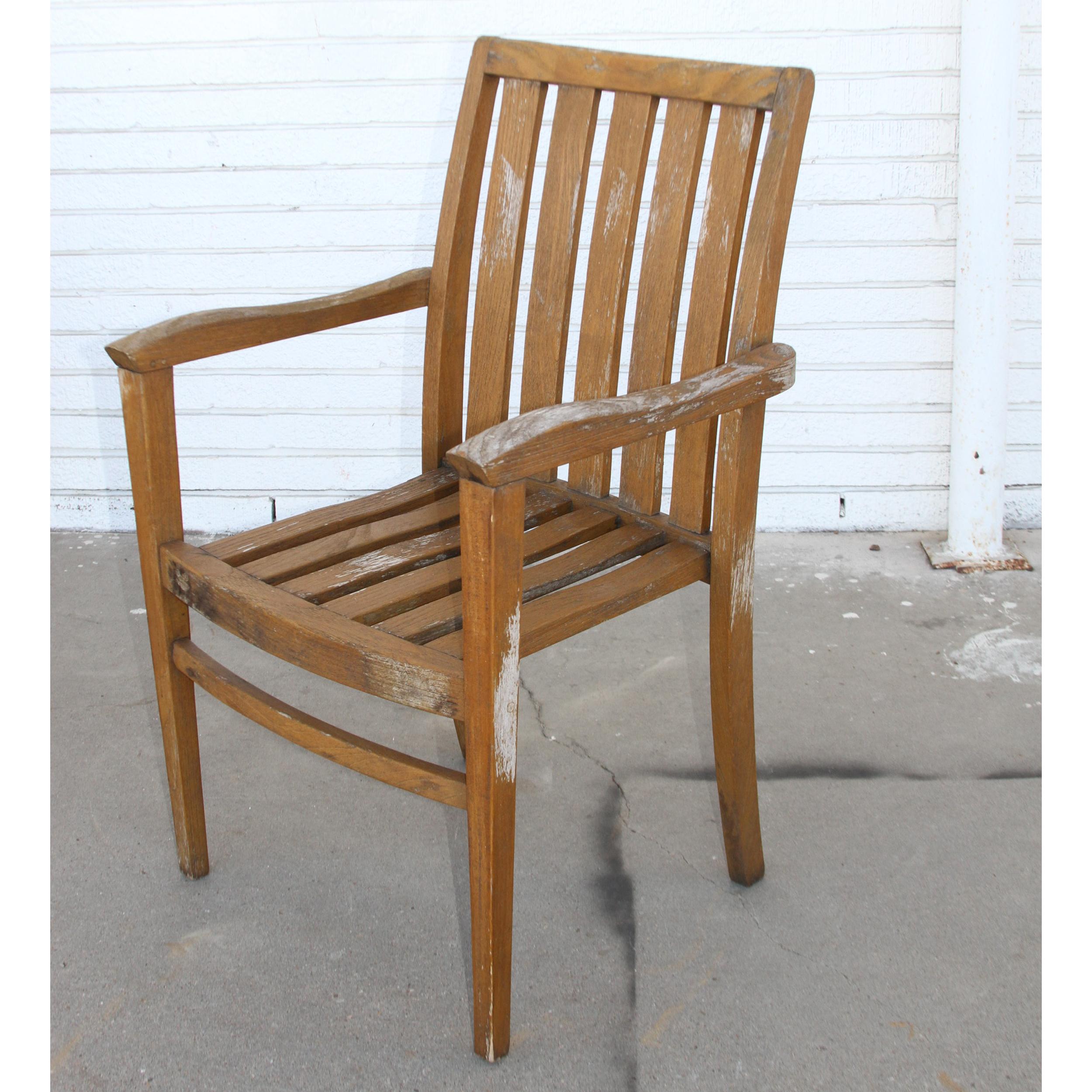 Contemporary Teak Maritime Heritage Chairs For Sale