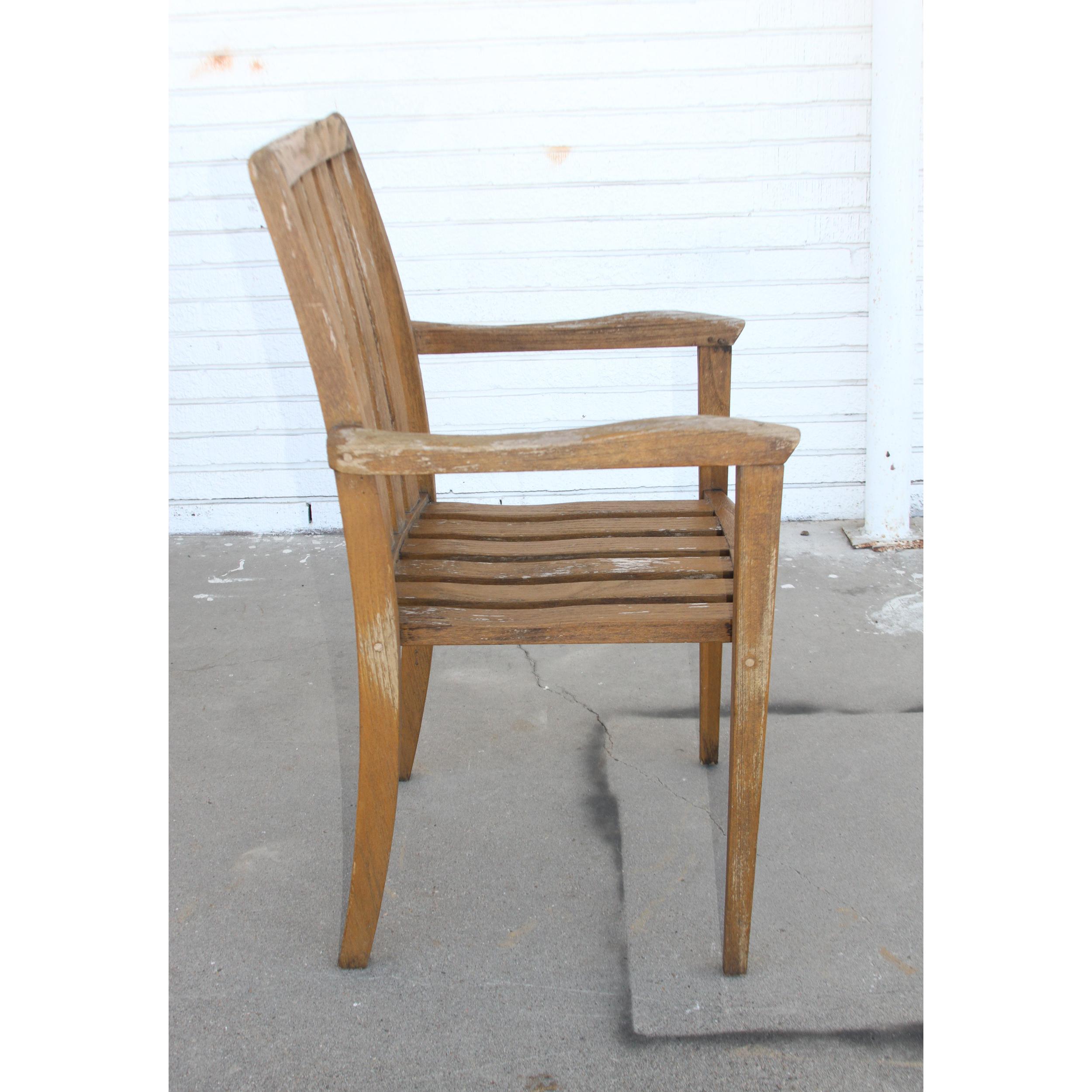 Teak Maritime Heritage Chairs For Sale 3