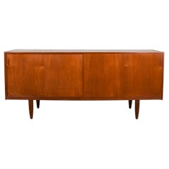 Teak Mid Century Dänemark Schiebetür Anrichte Credenza