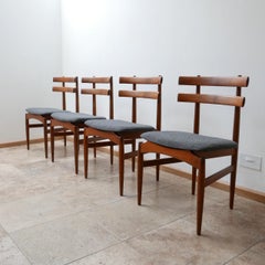 Teak Midcentury Dining Chairs by Poul Hundevad