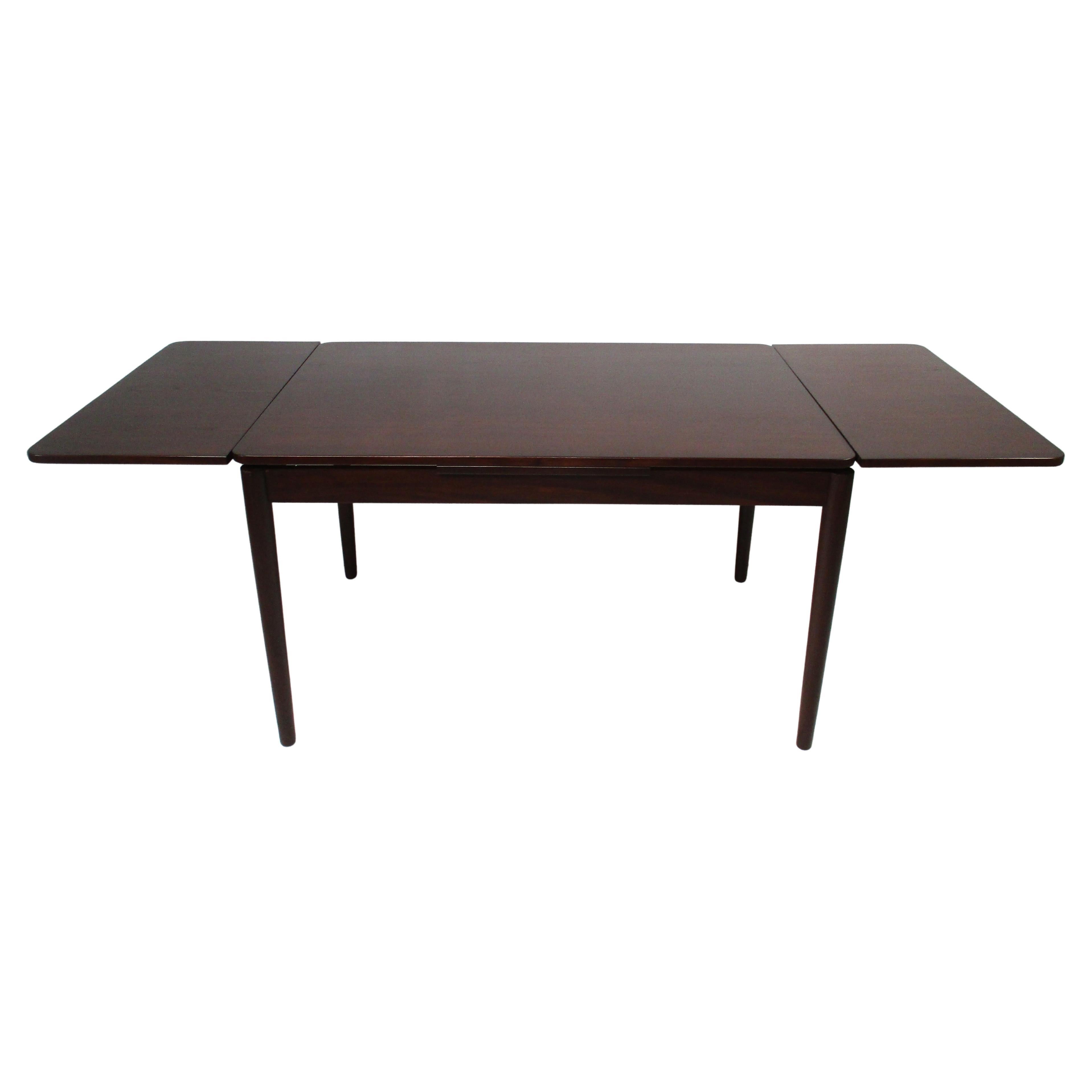 Yngve Ekstrom Teak Danish styled Extendable Dining Table Sweden