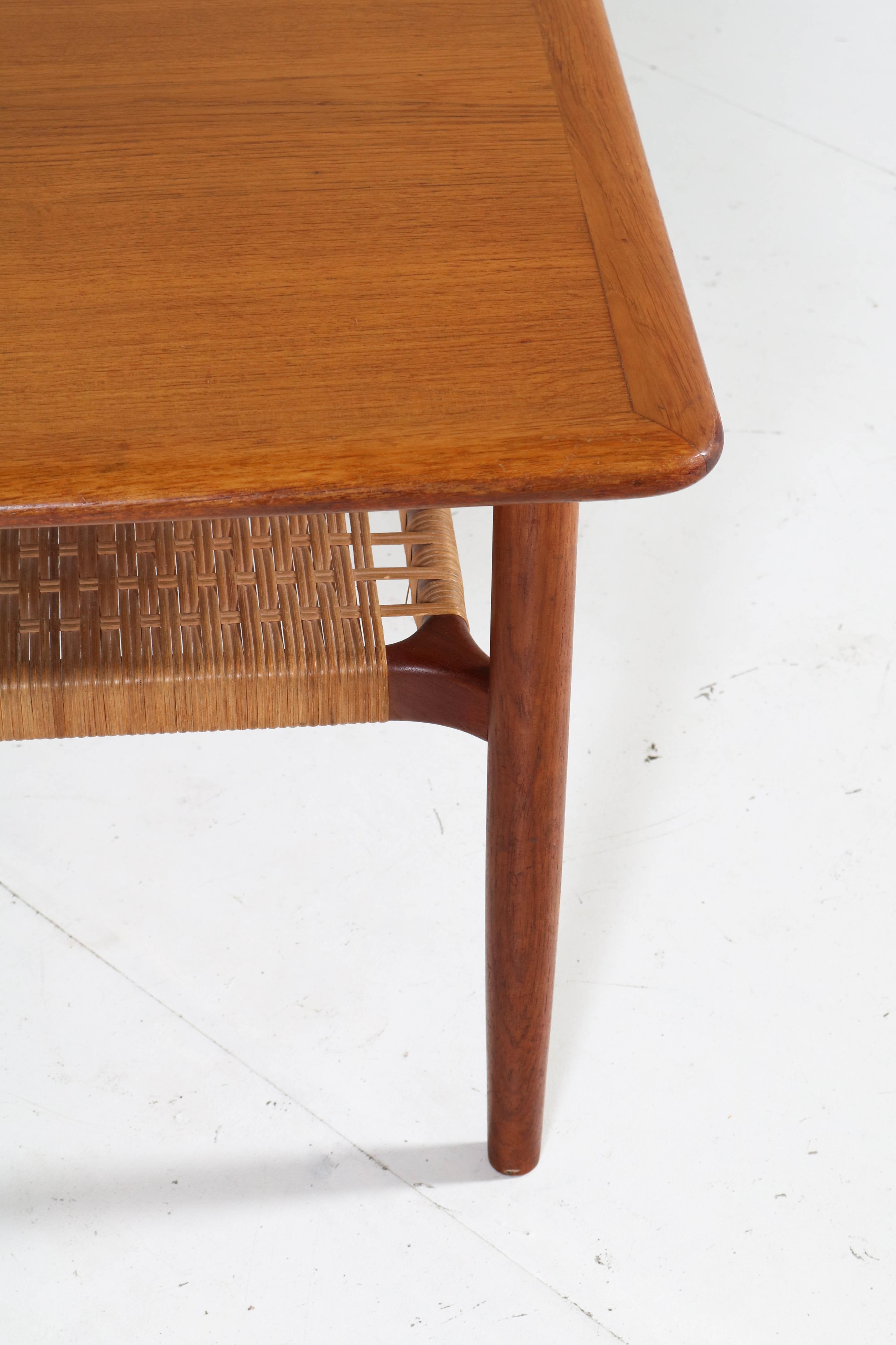 Danish Teak Mid-Century Modern Coffee Table by Gunnar Schwartz, Denmark, 1960s