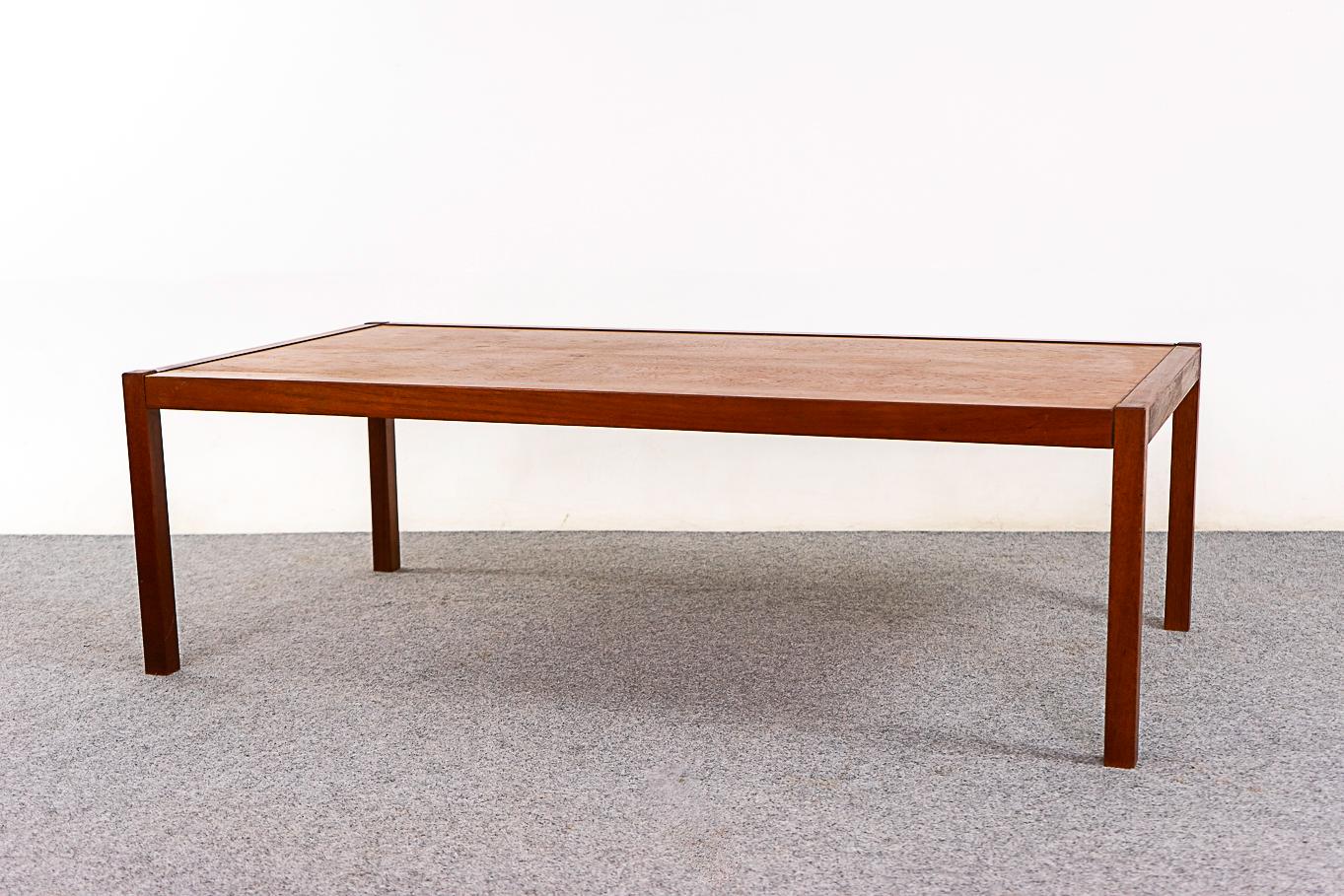 Teak Mid-Century Modern Coffee Table In Good Condition For Sale In VANCOUVER, CA
