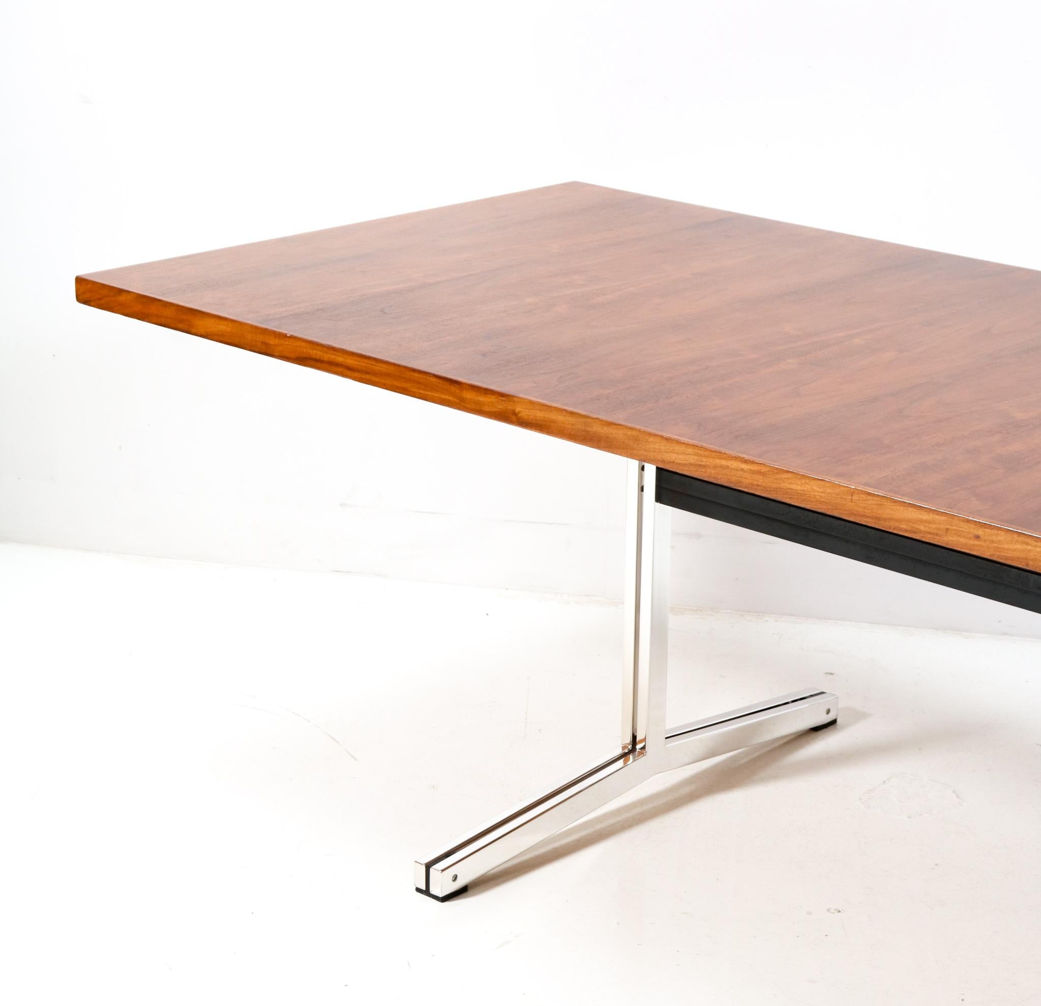 Teak Mid-Century Modern Conference Table by Theo Tempelman for AP Originals 5