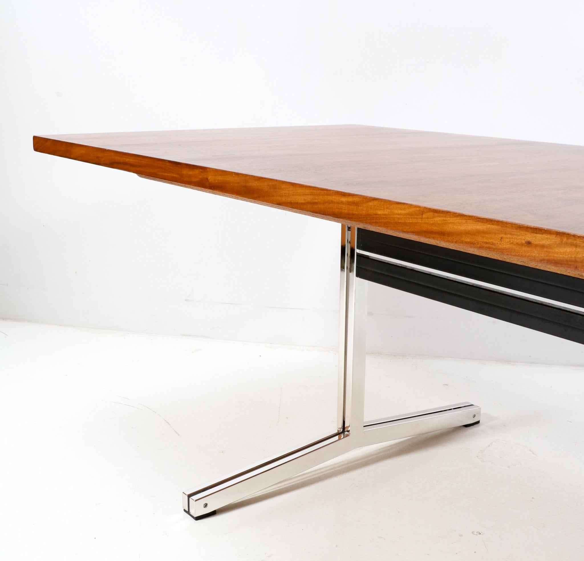 Teak Mid-Century Modern Conference Table by Theo Tempelman for AP Originals 10