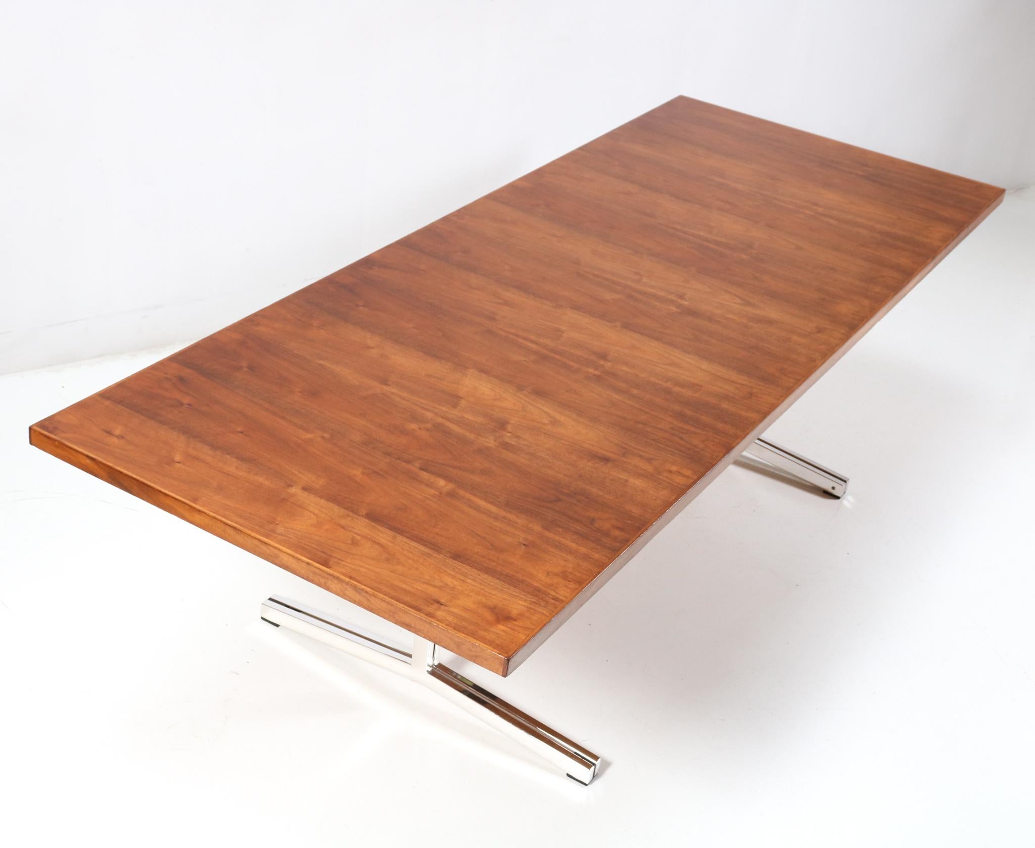 Mid-20th Century Teak Mid-Century Modern Conference Table by Theo Tempelman for AP Originals