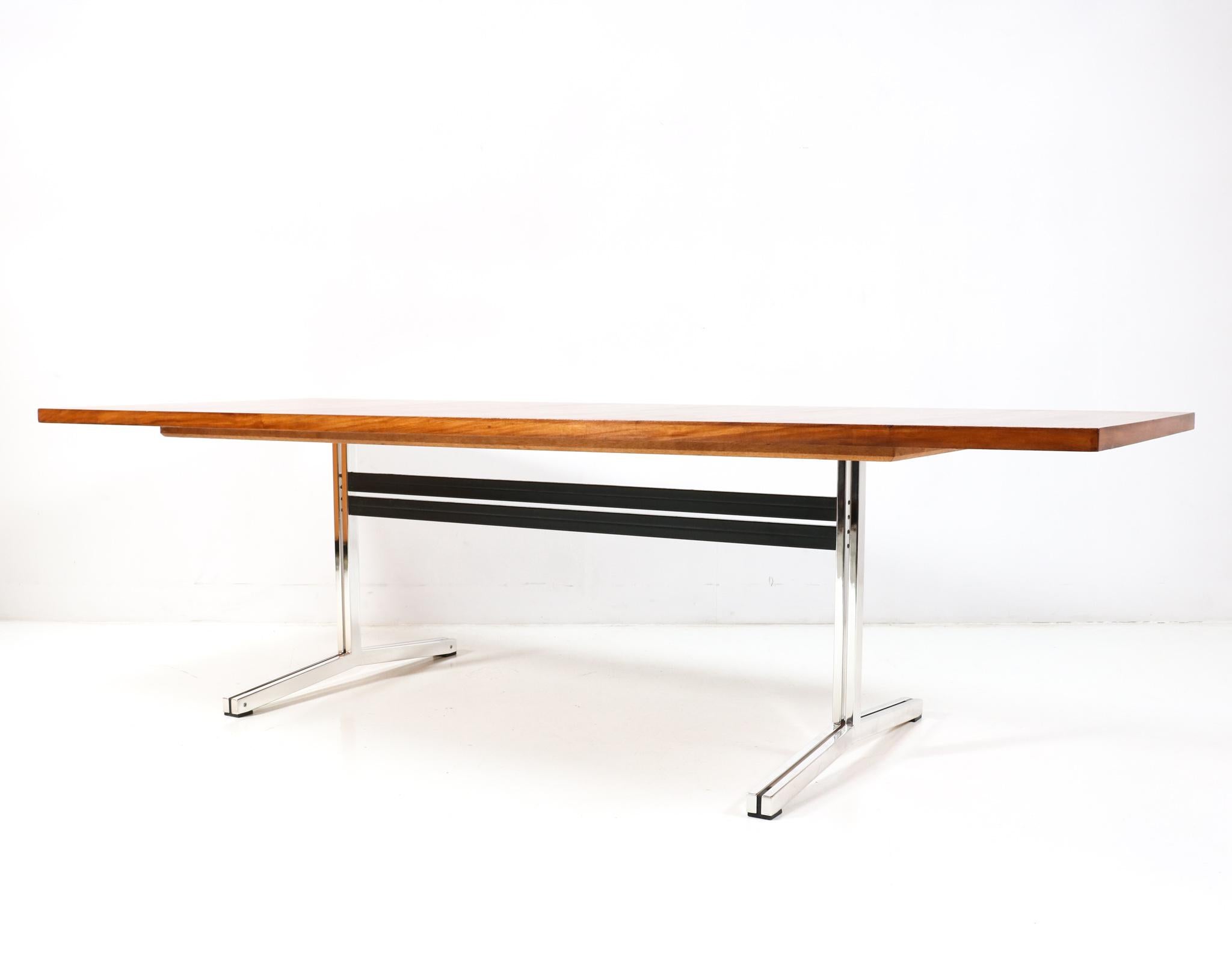 Teak Mid-Century Modern Conference Table by Theo Tempelman for AP Originals 1