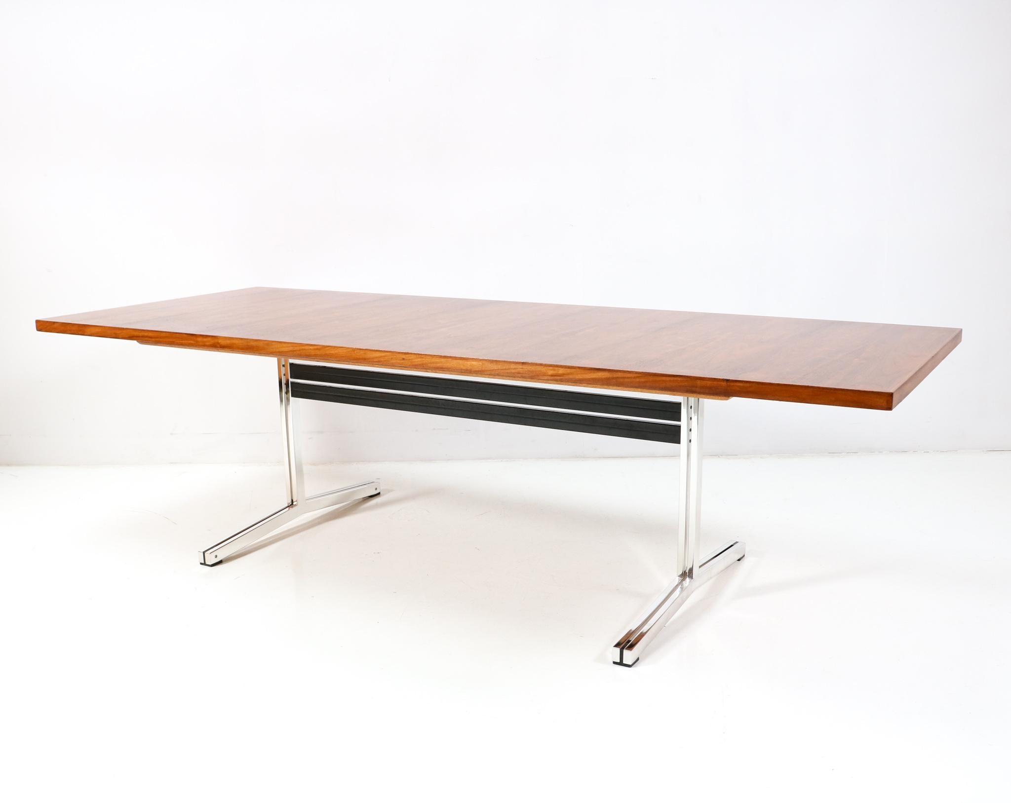 Teak Mid-Century Modern Conference Table by Theo Tempelman for AP Originals 2