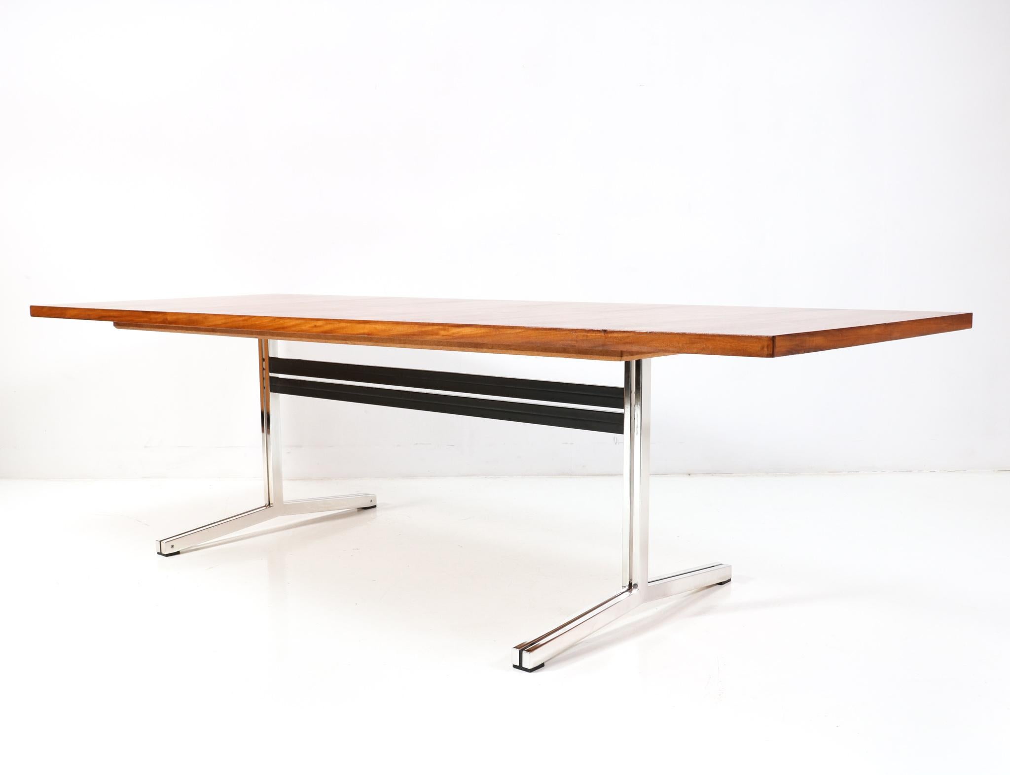 Teak Mid-Century Modern Conference Table by Theo Tempelman for AP Originals 3