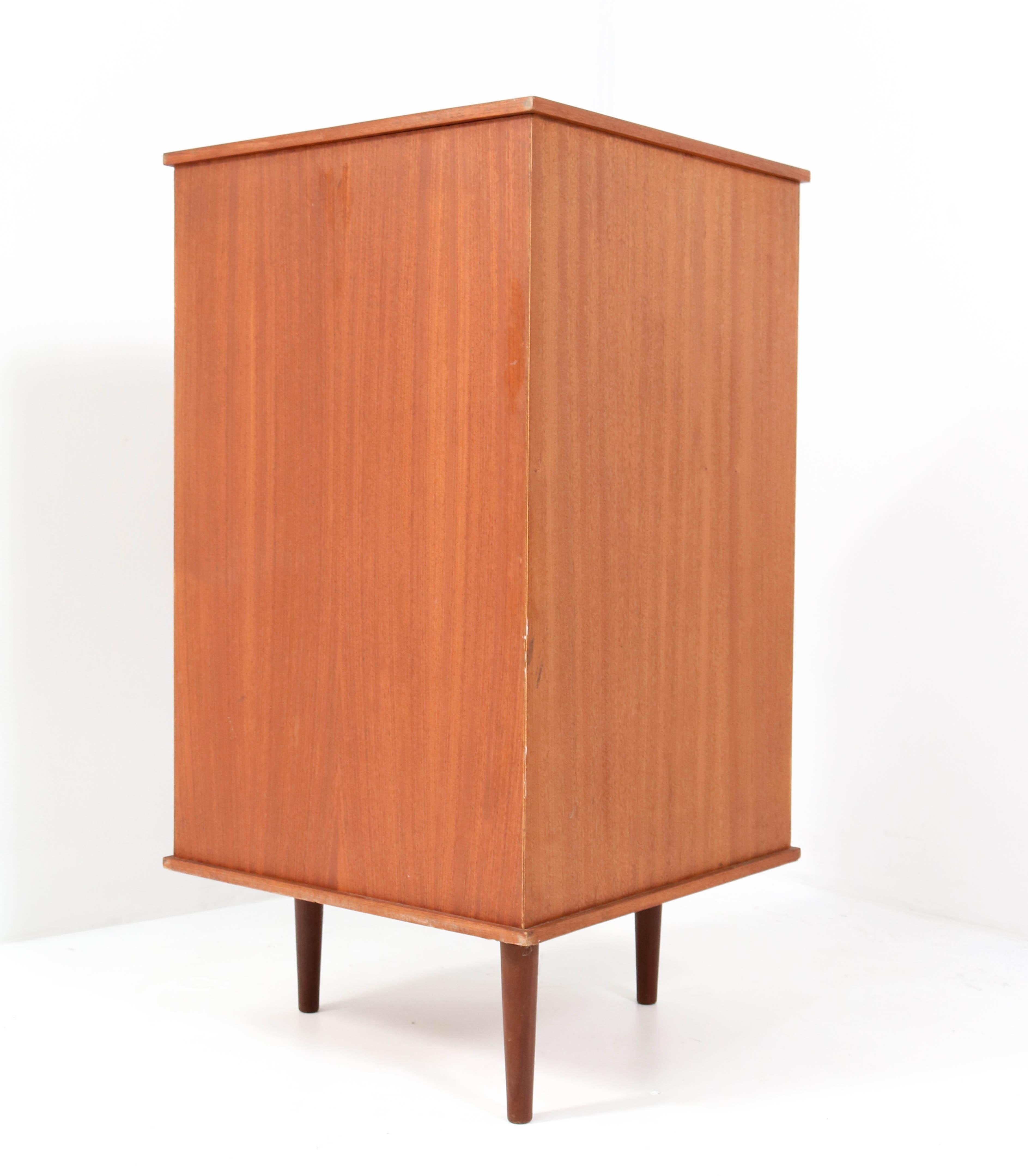 Teak Mid-Century Modern Corner Cabinet or Cupboard, 1960s For Sale 1