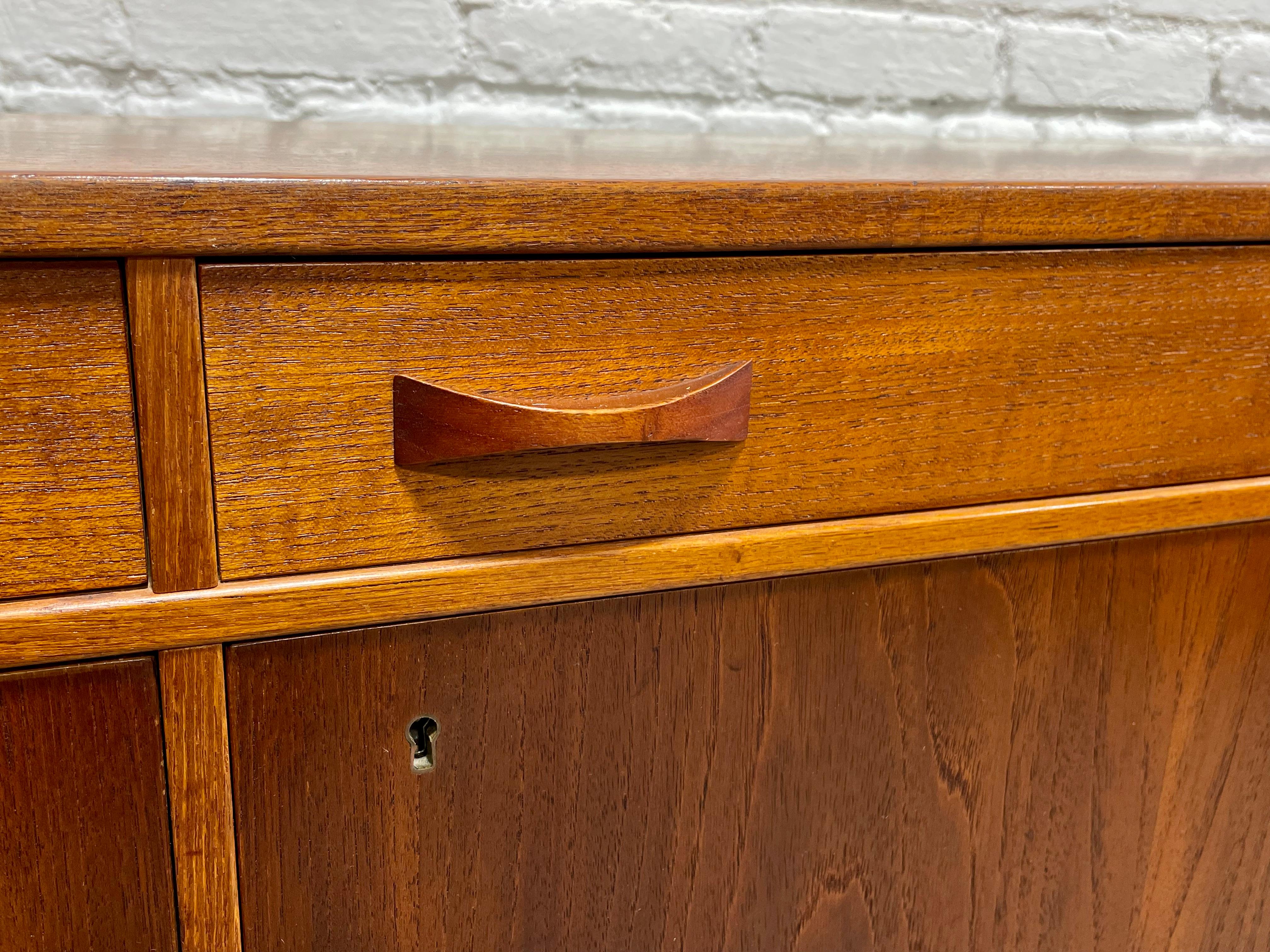 TEAK Mid Century MODERN CREDENZA by Ulferts, Made in Sweden, c. 1960's 4