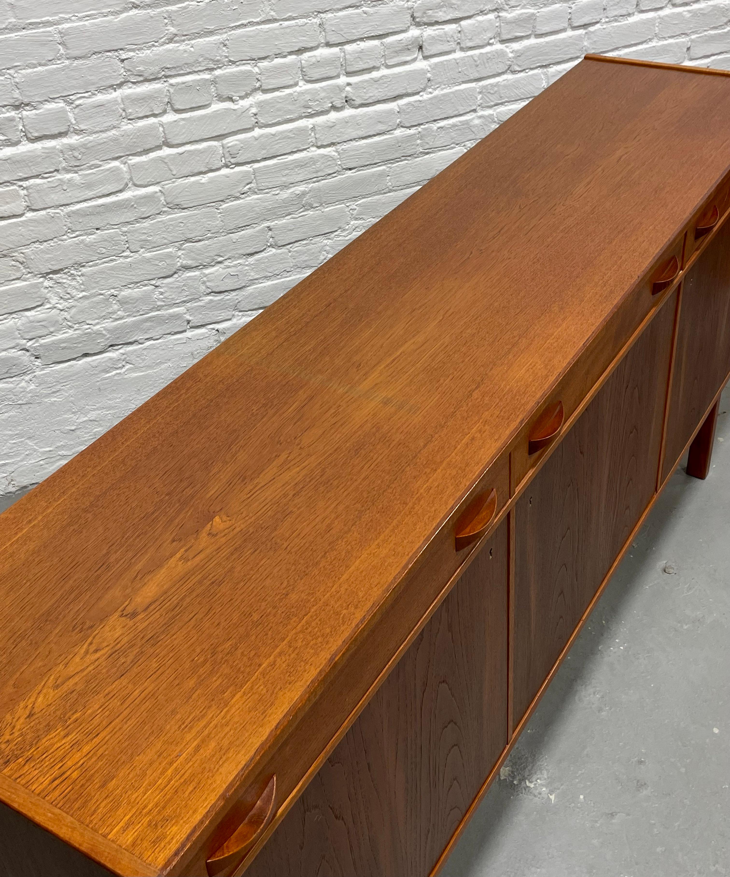 TEAK Mid Century MODERN CREDENZA by Ulferts, Made in Sweden, c. 1960's 6