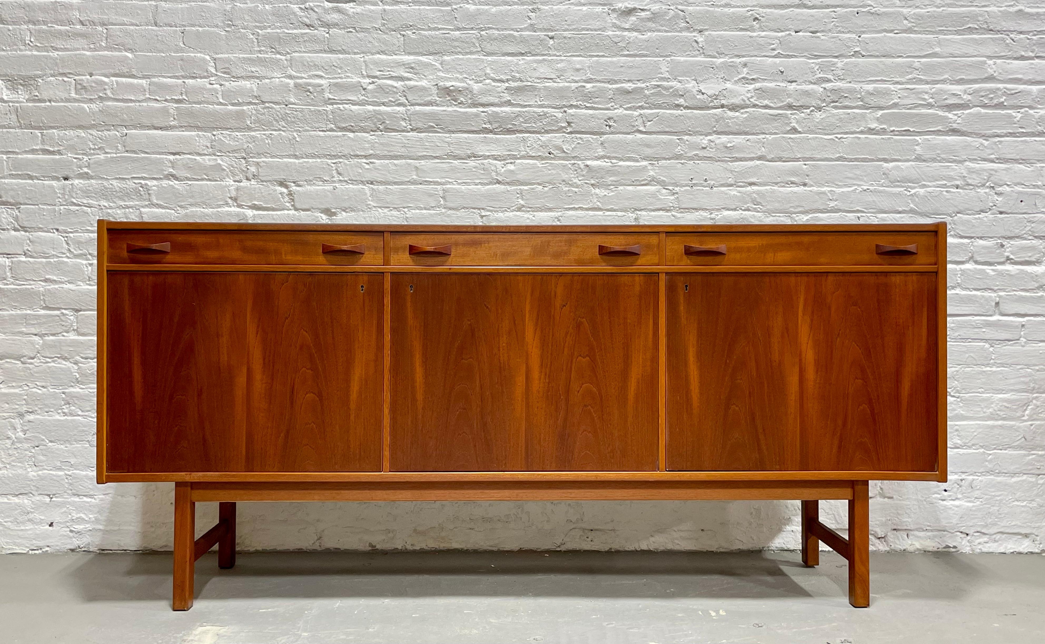 Mid-Century Modern TEAK Mid Century MODERN CREDENZA by Ulferts, Made in Sweden, c. 1960's