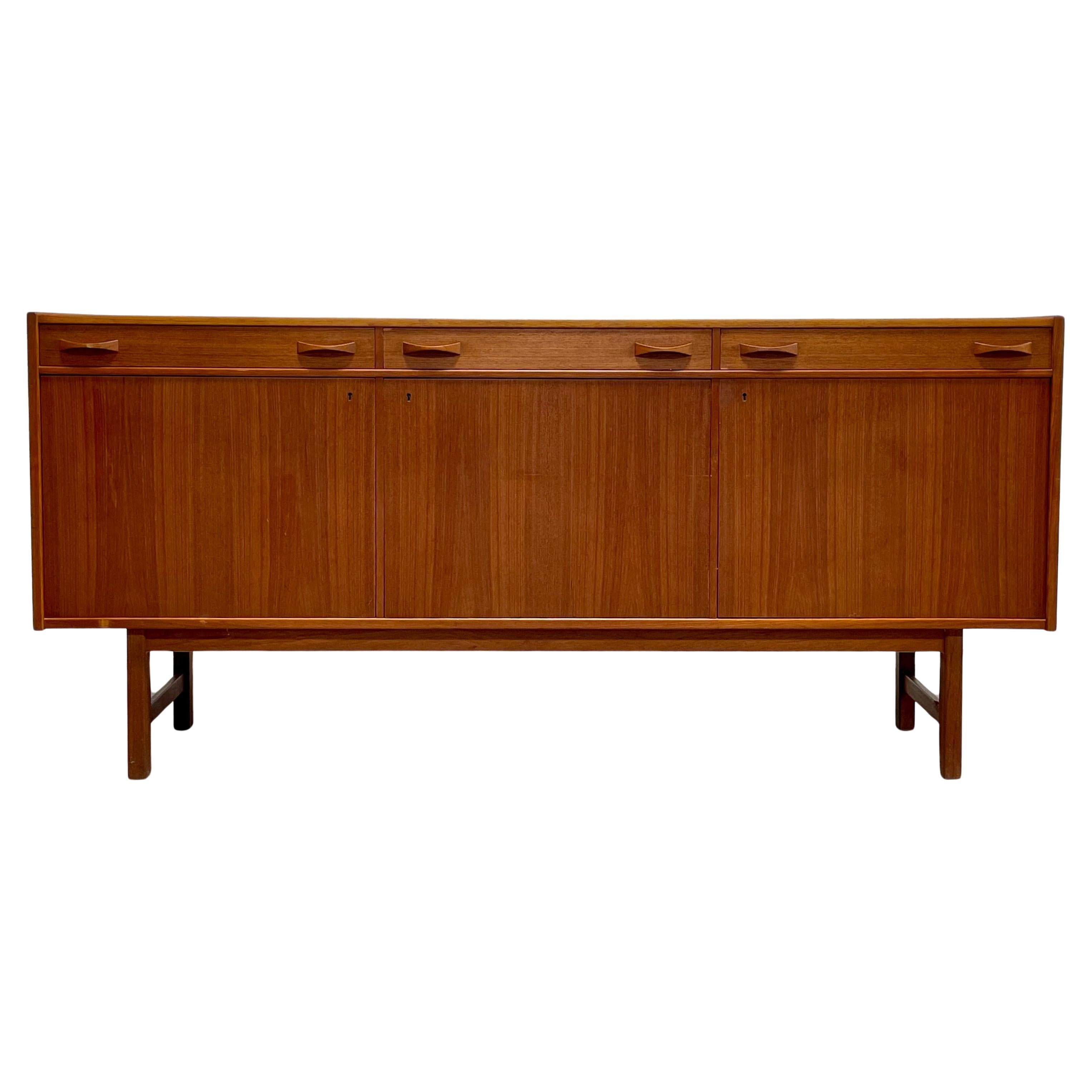 TEAK Mid Century MODERN CREDENZA by Ulferts, Made in Sweden, c. 1960
s