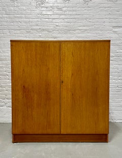 TEAK Mid Century Modern Danish "MAGIC BOX" Desk / Hideaway Secretary Desk