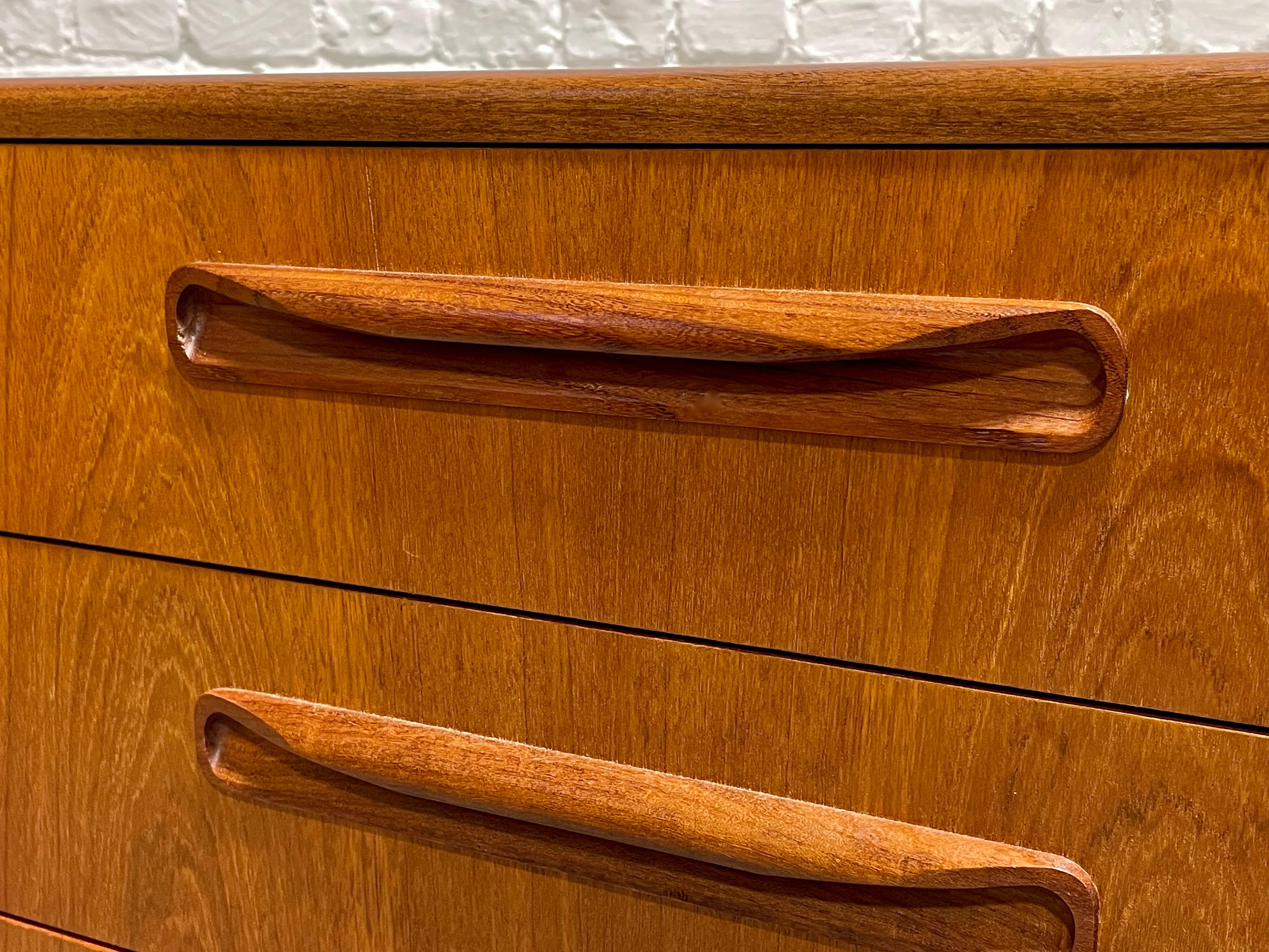 TEAK Mid Century MODERN DRESSER by G-Plan, c. 1960's For Sale 6