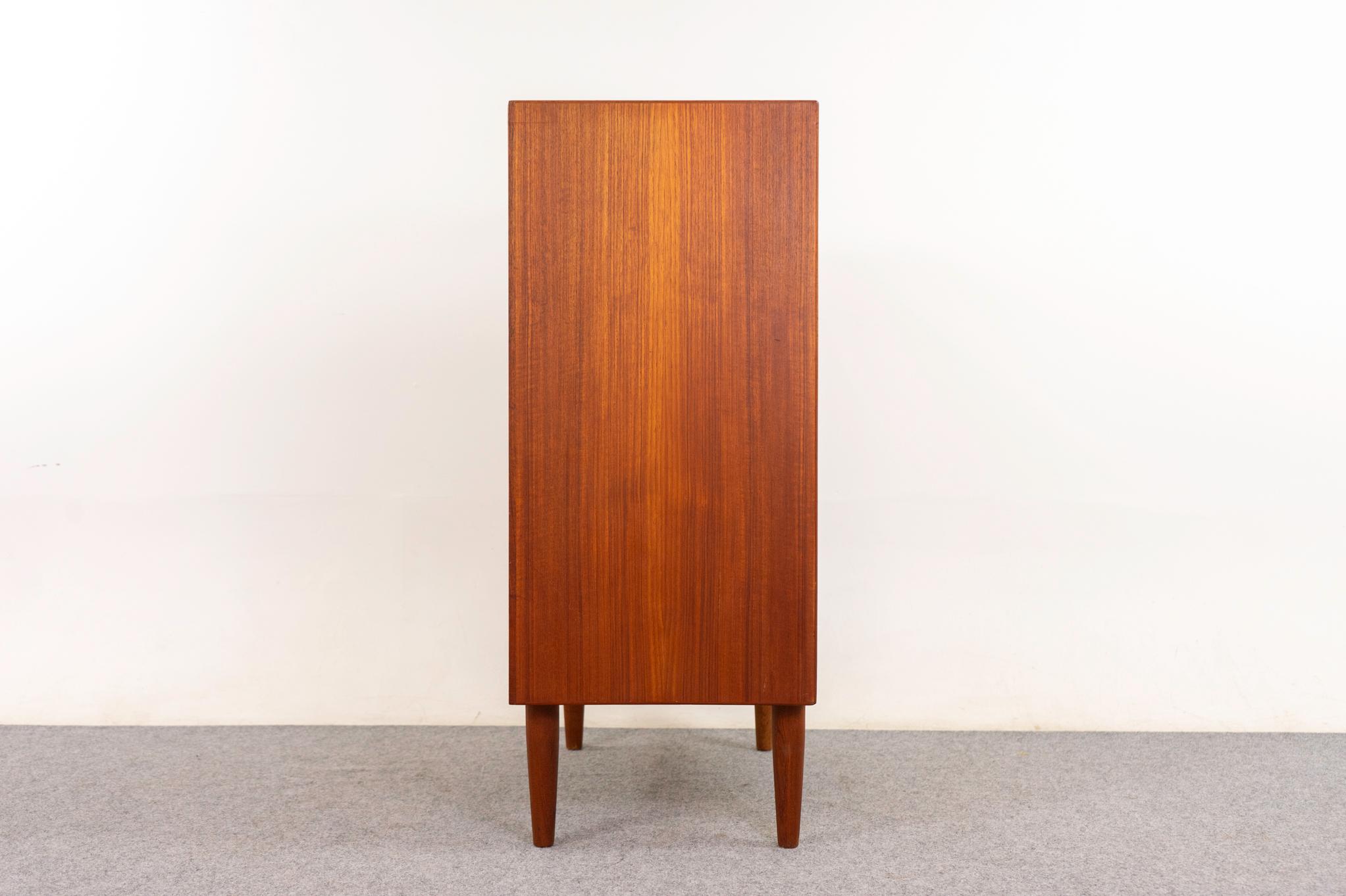 Teak Mid-Century Modern Highboy Dresser 1