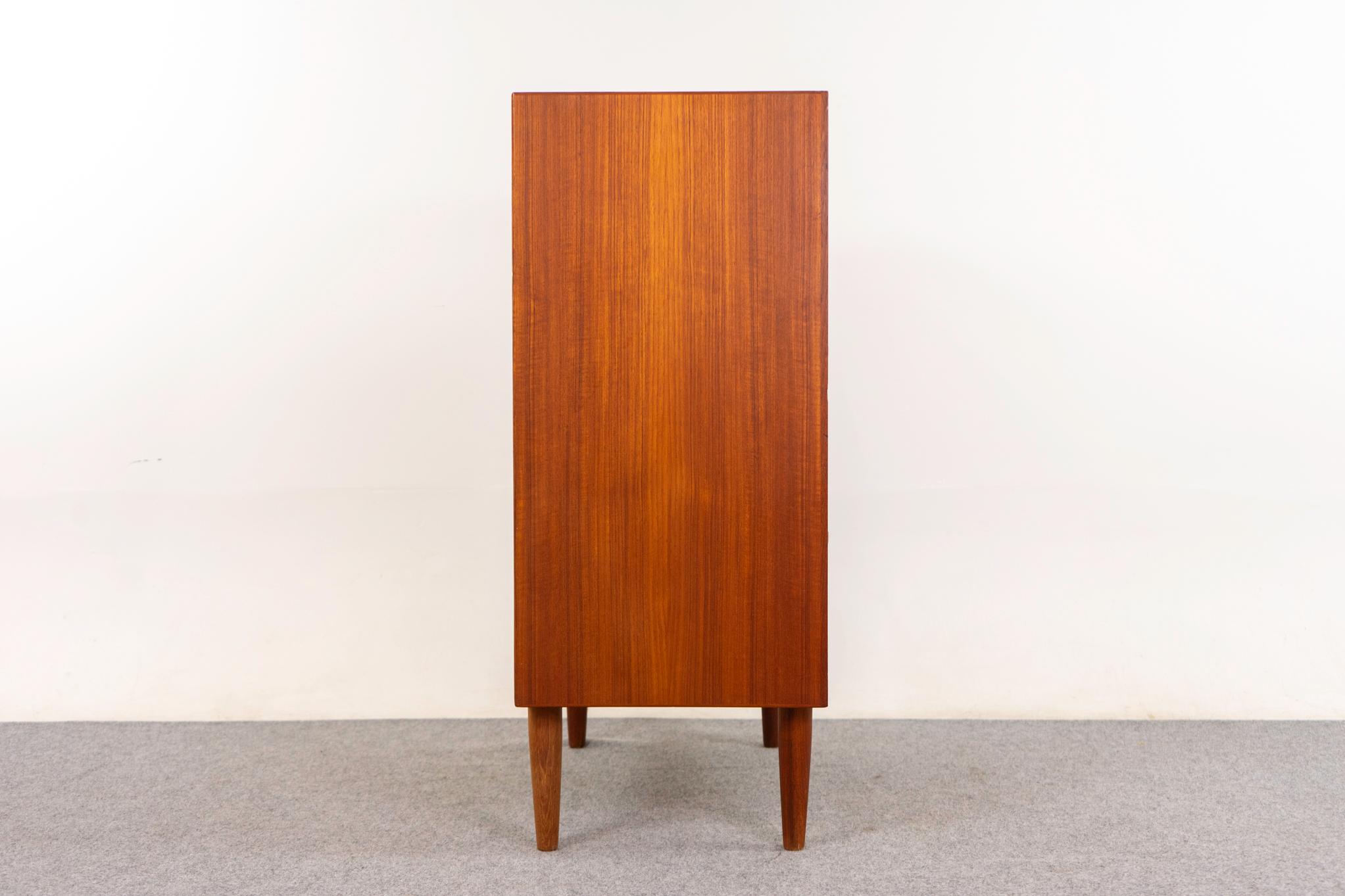 Teak Mid-Century Modern Highboy Dresser 2
