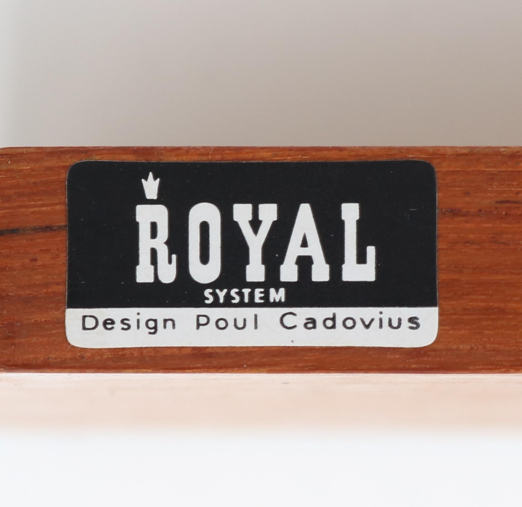 Teak Mid-Century Modern Royal Modular Wall Unit by Poul Cadovius for Cado, 1960s 5