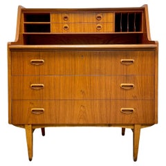 Retro TEAK Mid Century MODERN Secretary DESK + Dresser by Egon Ostergaard Sweden