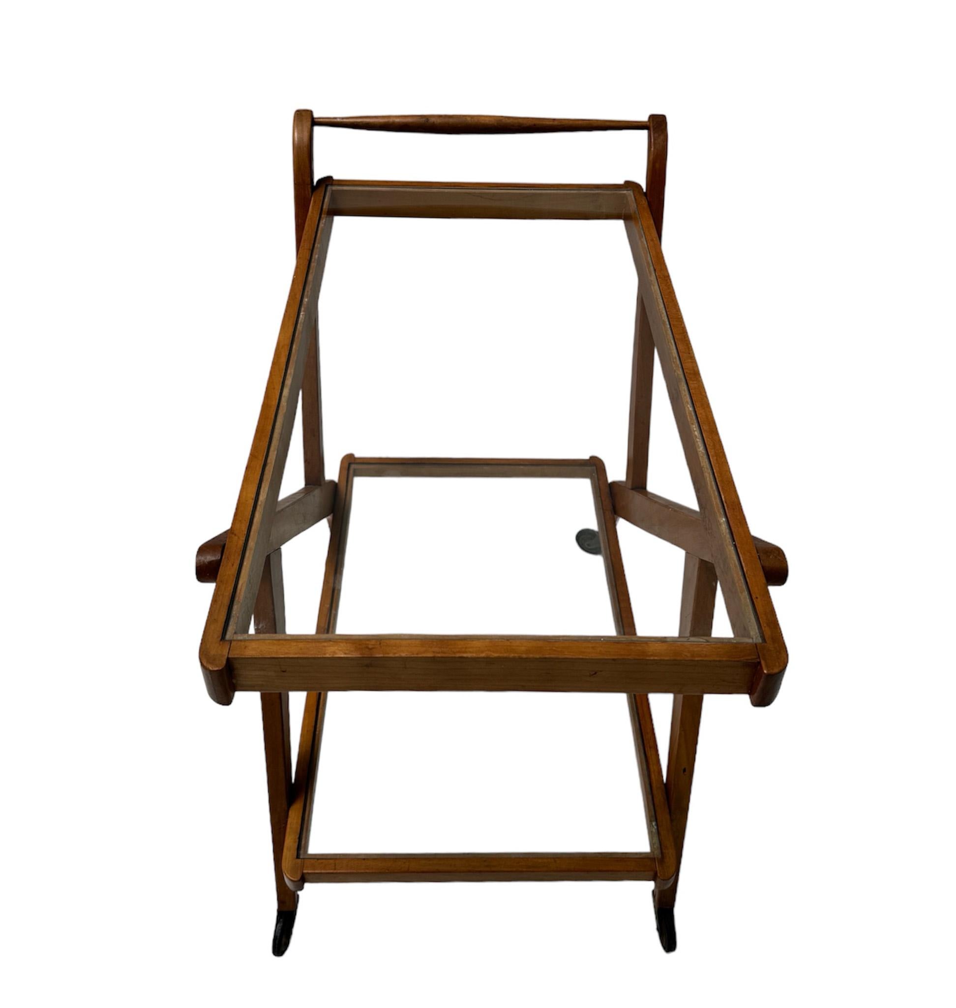 Teak Mid-Century Modern Serving Trolley or Cart, 1960s For Sale 1