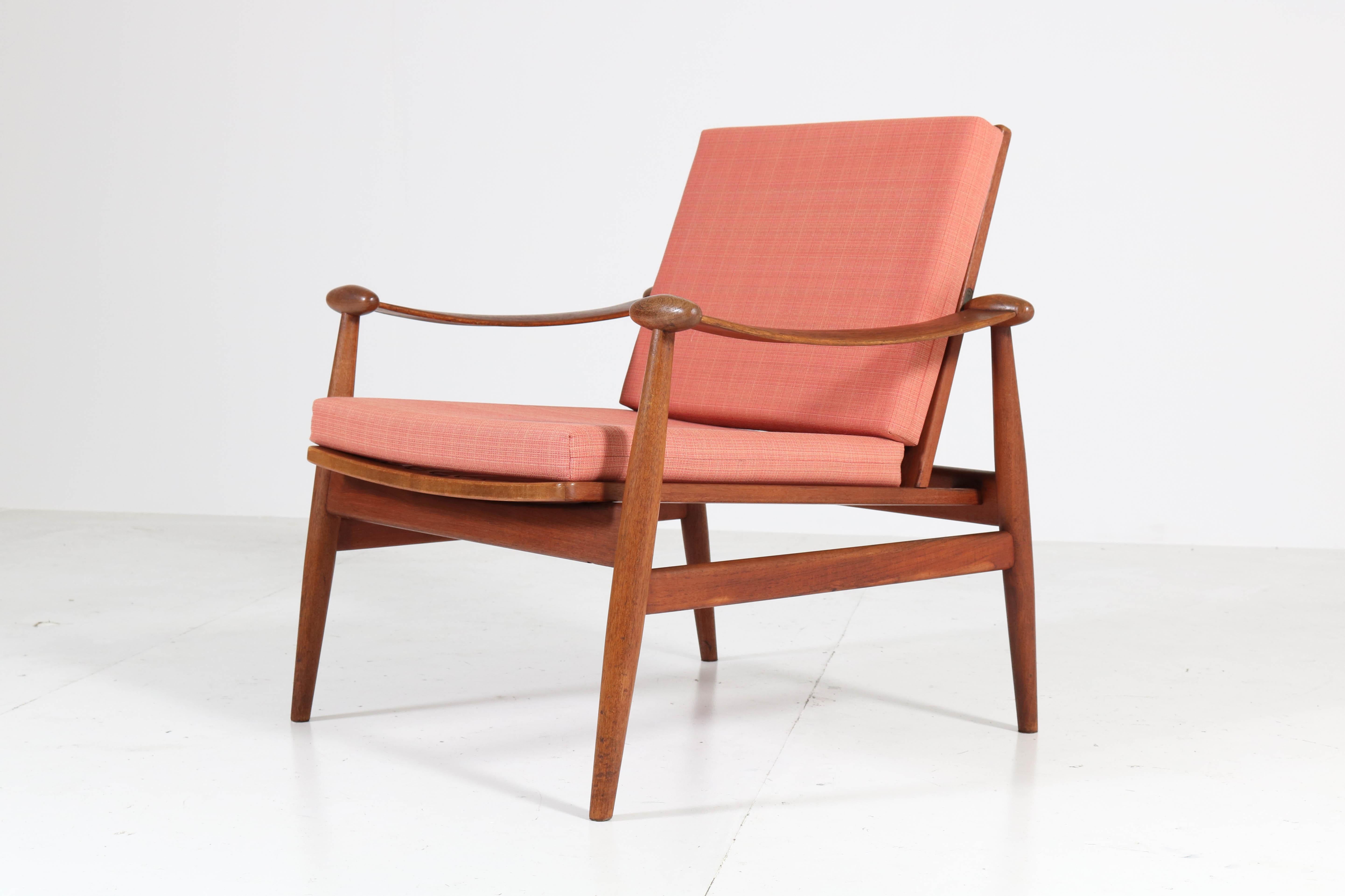 Danish Teak Mid-Century Modern Spade Lounge Chair by Finn Juhl, Denmark, 1960s