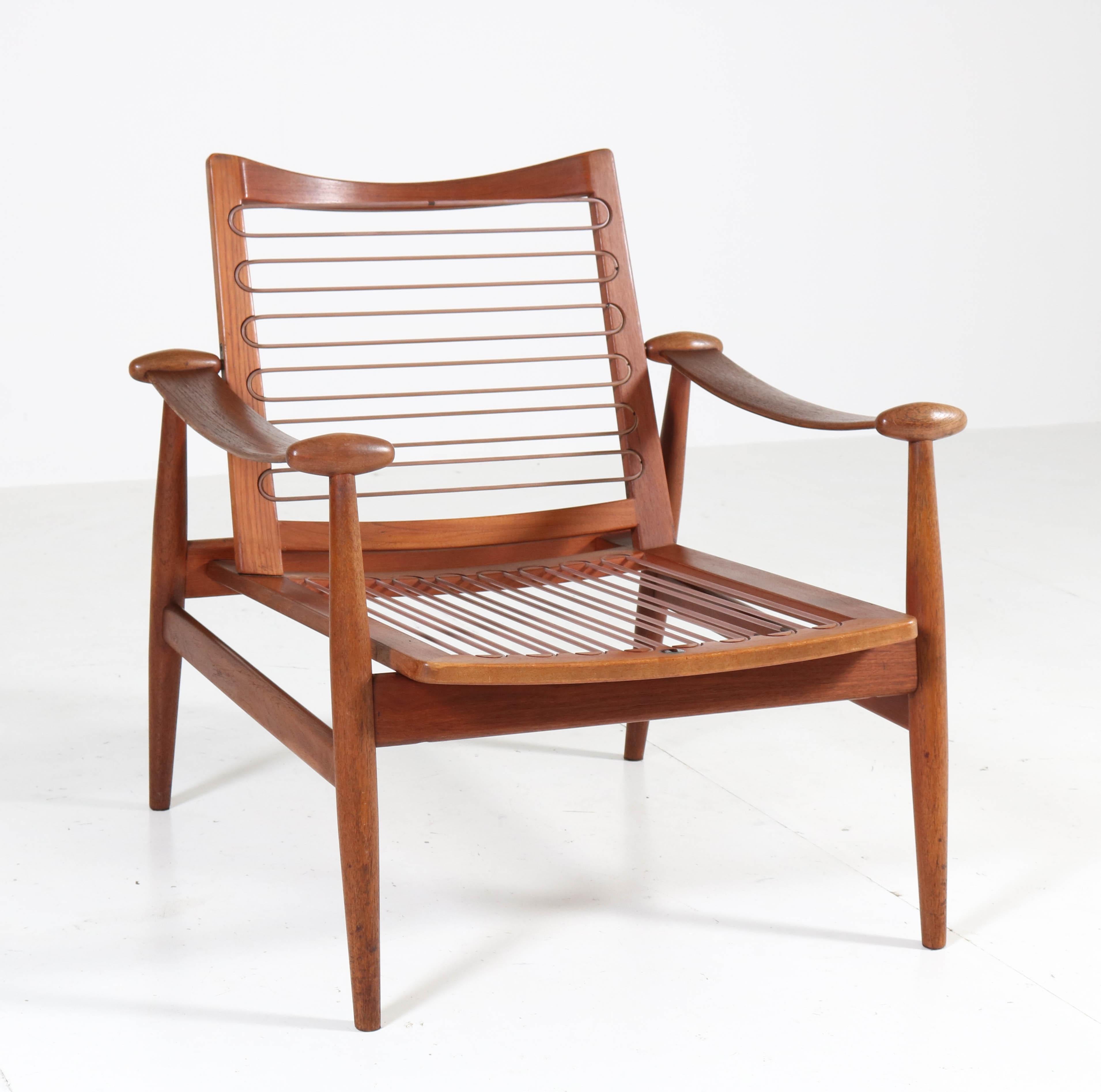 Teak Mid-Century Modern Spade Lounge Chair by Finn Juhl, Denmark, 1960s 2