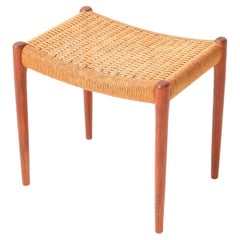 Teak Mid-Century Modern Stool Model 80A by Niels Otto Møller, 1960s