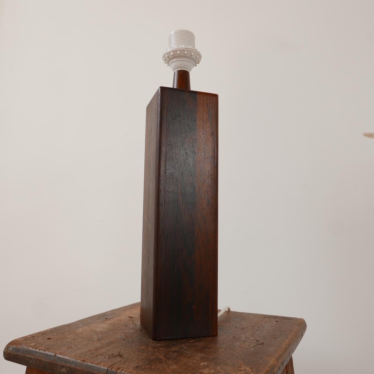 Teak Mid-Century Swedish Table Lamp In Good Condition For Sale In London, GB