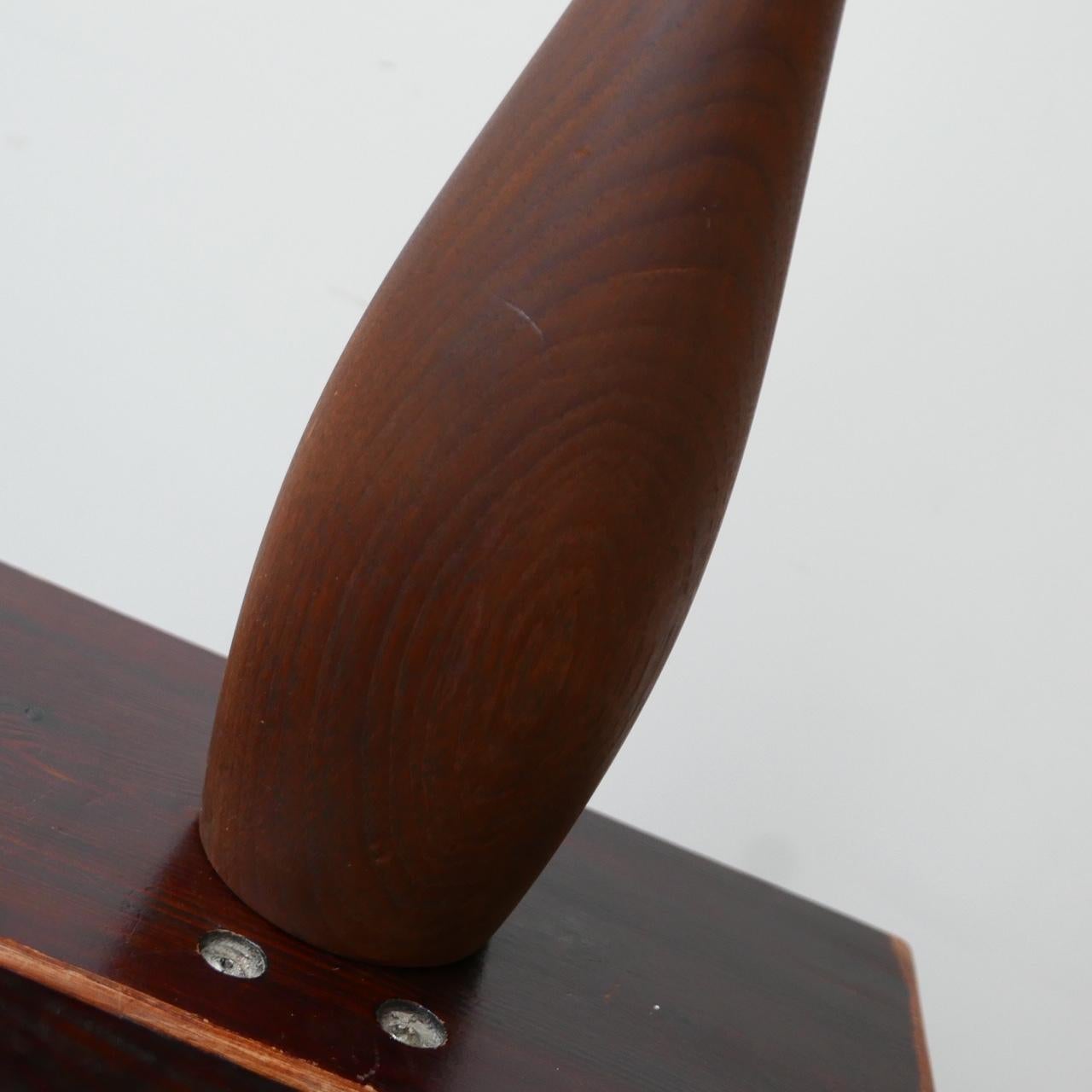 Mid-Century Modern Teak Mid-Century Swedish Table Lamp