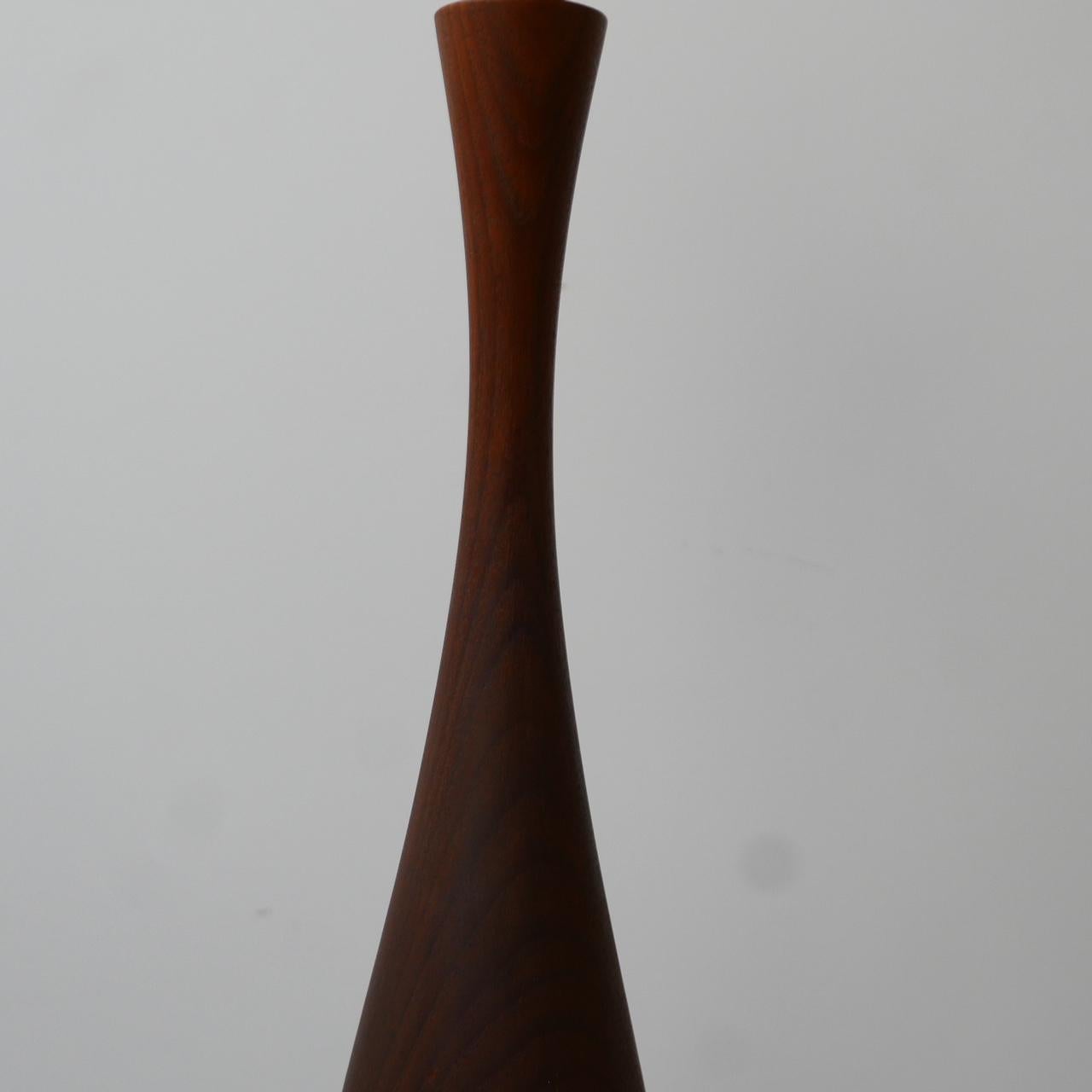 Teak Mid-Century Swedish Table Lamp In Good Condition In London, GB