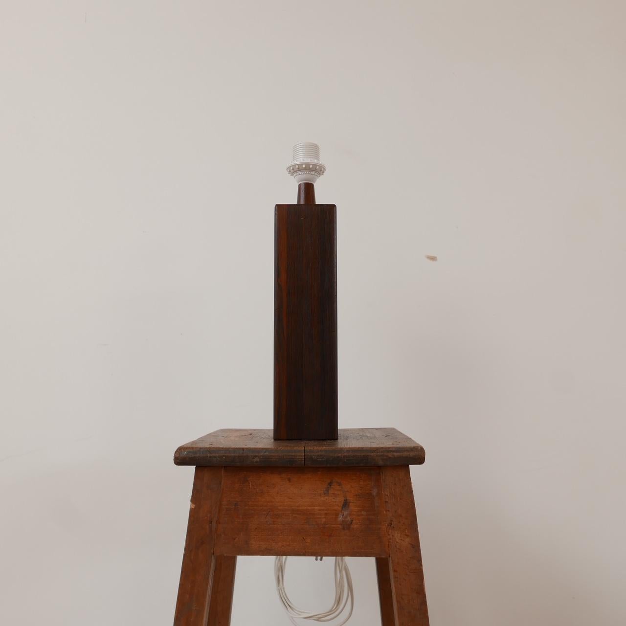 Teak Mid-Century Swedish Table Lamp For Sale 3