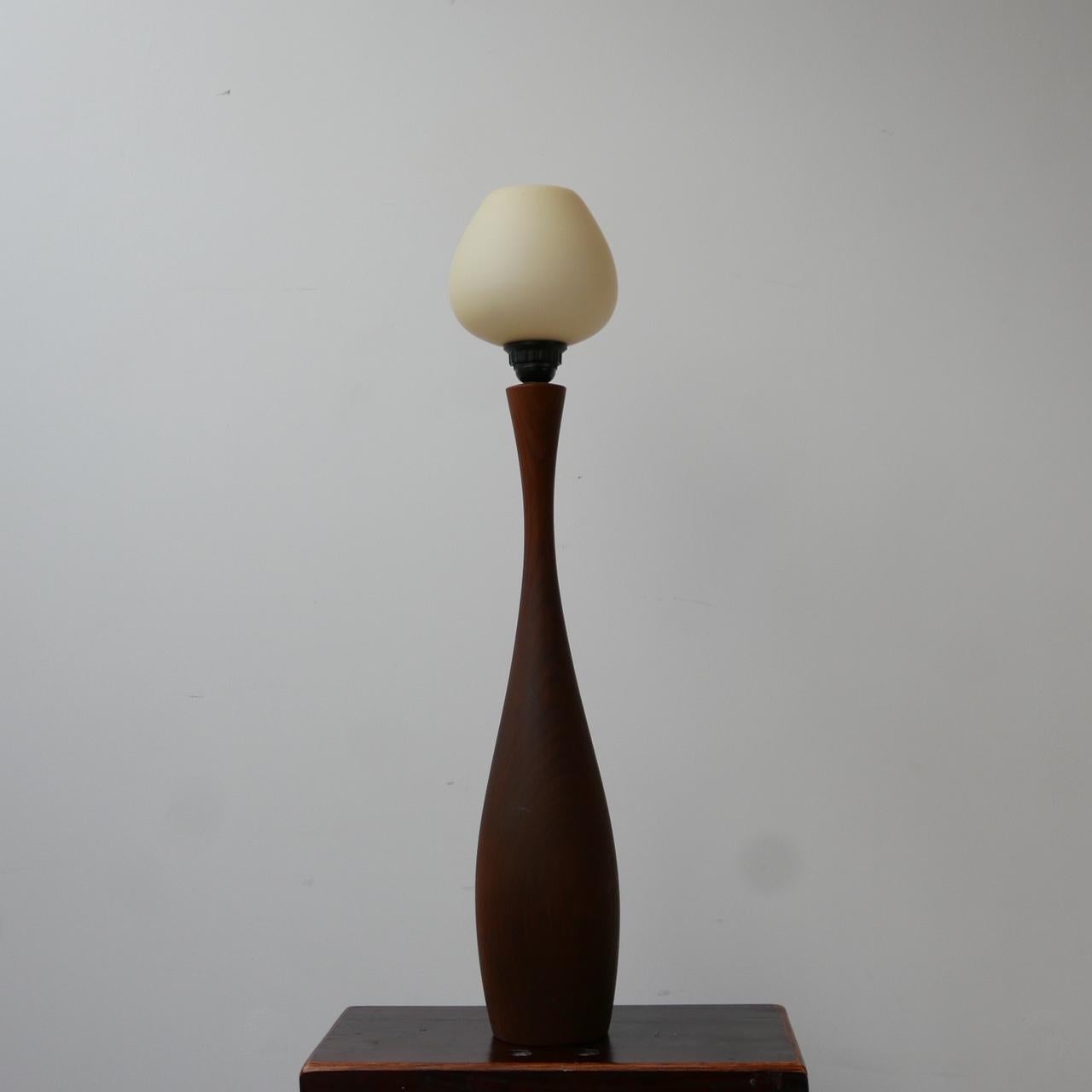 Teak Mid-Century Swedish Table Lamp 2