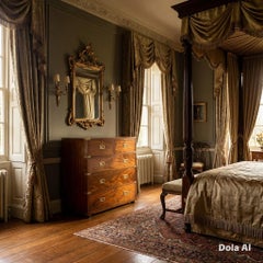 Teak Military/Campaign Chest of Drawers by Ross & Co. Dublin