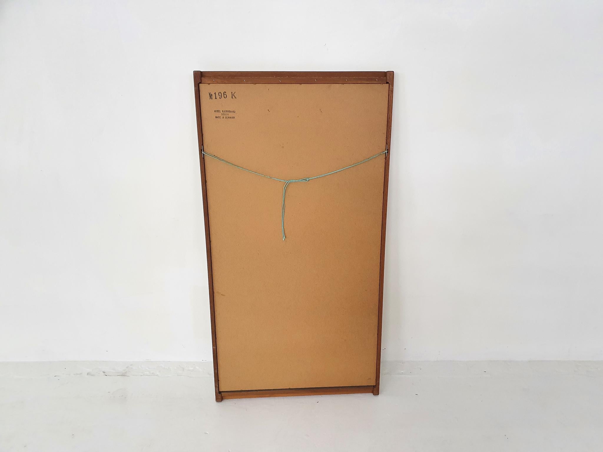 Teak Mirror by Aksel Kjersgaard, Denmark, 1960's For Sale 3