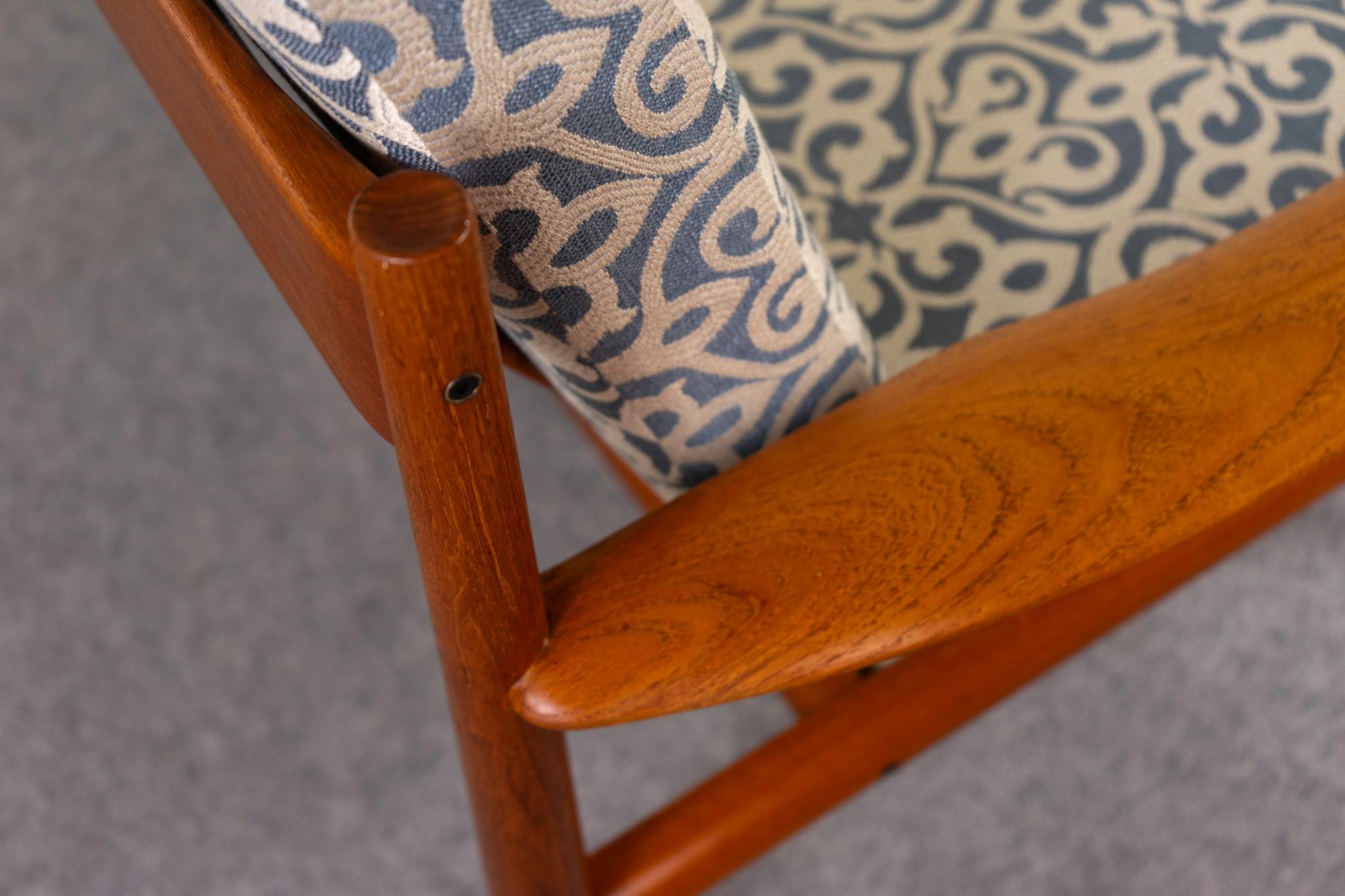 Teakholz-Sofa Modell 128 von Grete Jalk 1