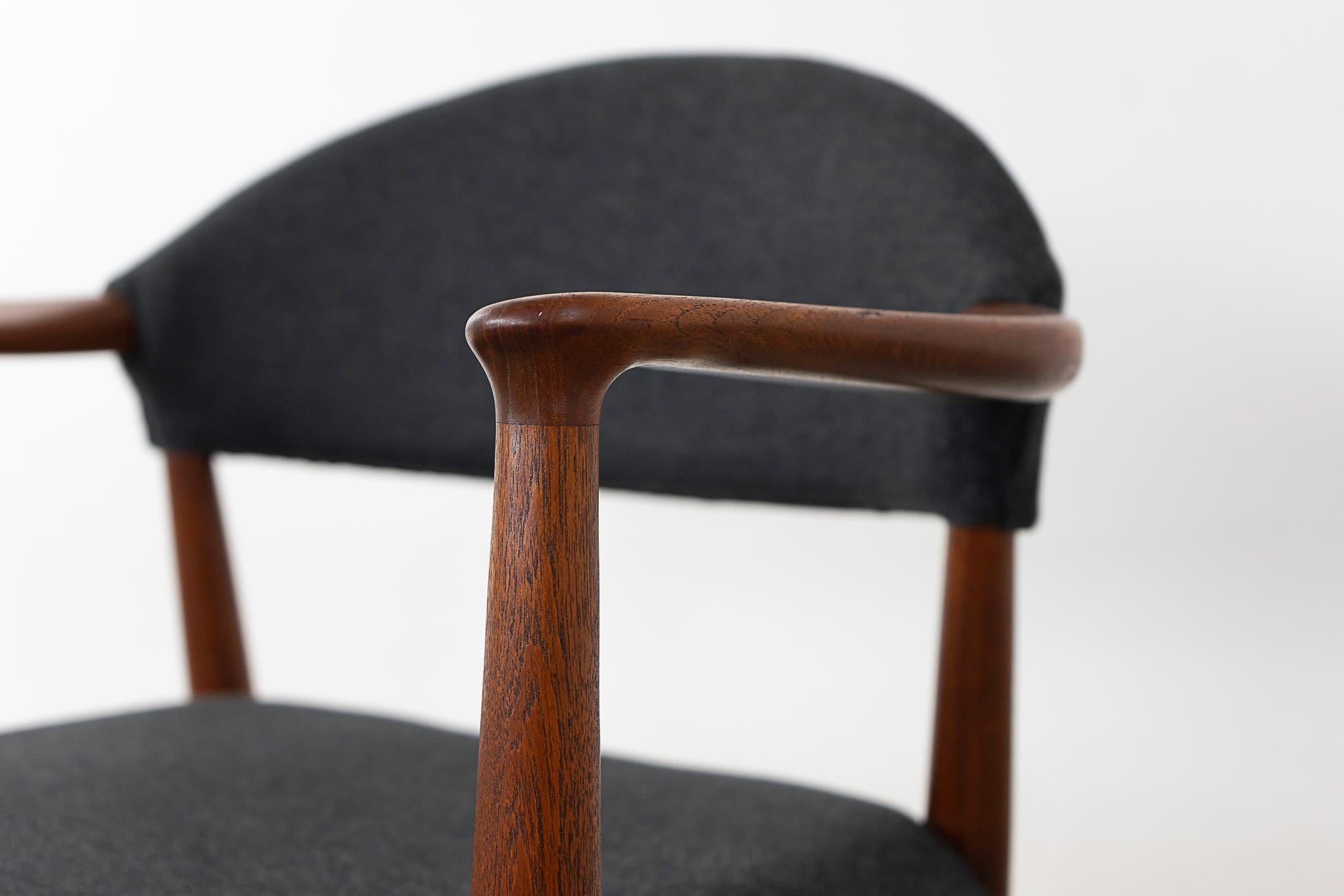 Scandinavian Modern Teak Model 223 Arm Chair by Kurt Olsen