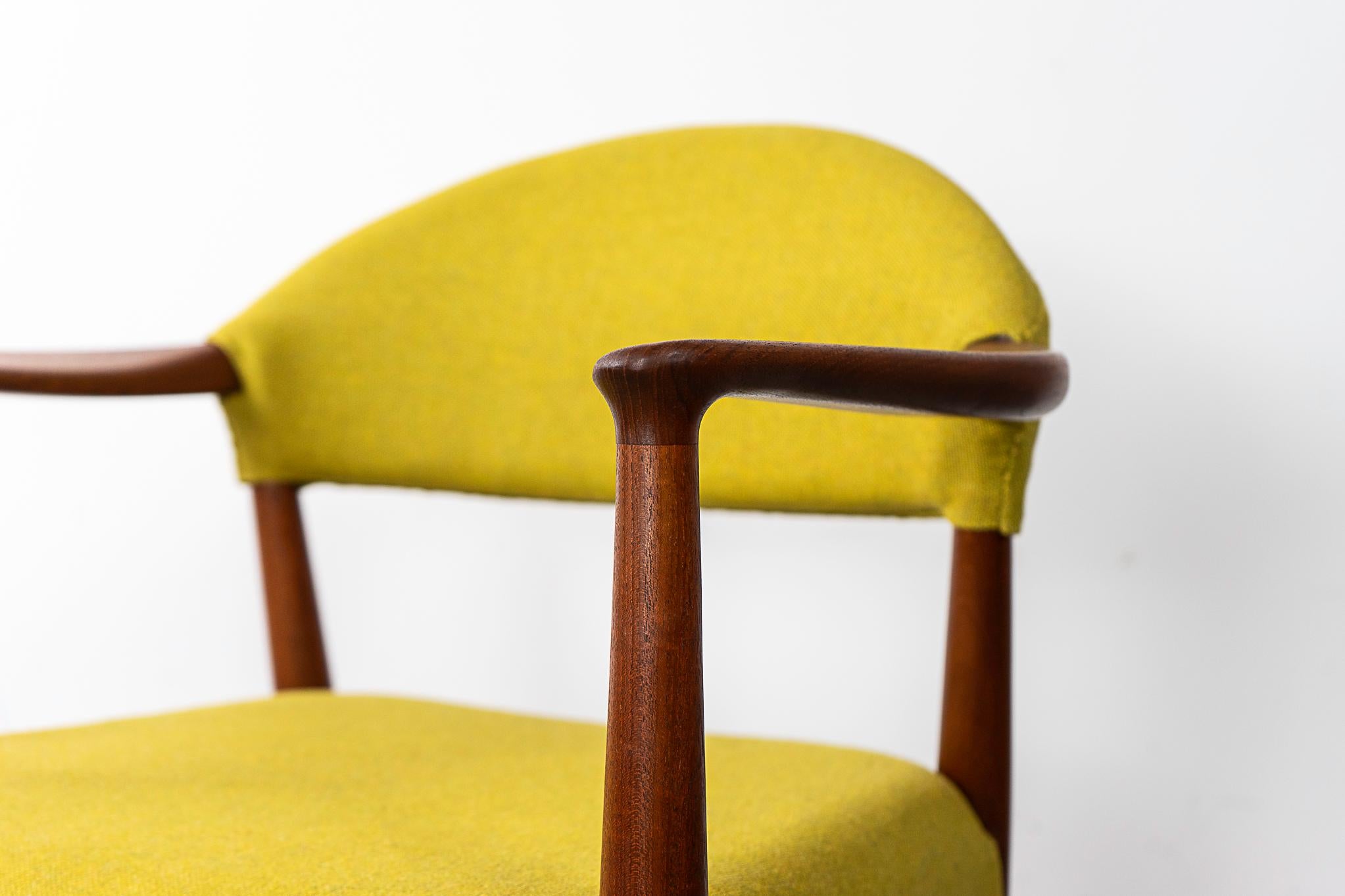 Danish Teak Model 223 Arm Chair by Kurt Olsen For Sale