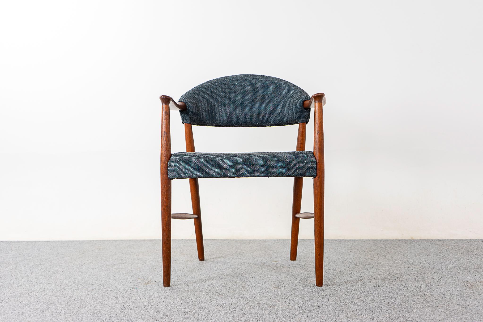 Danish Teak Model 223 Arm Chair by Kurt Olsen For Sale