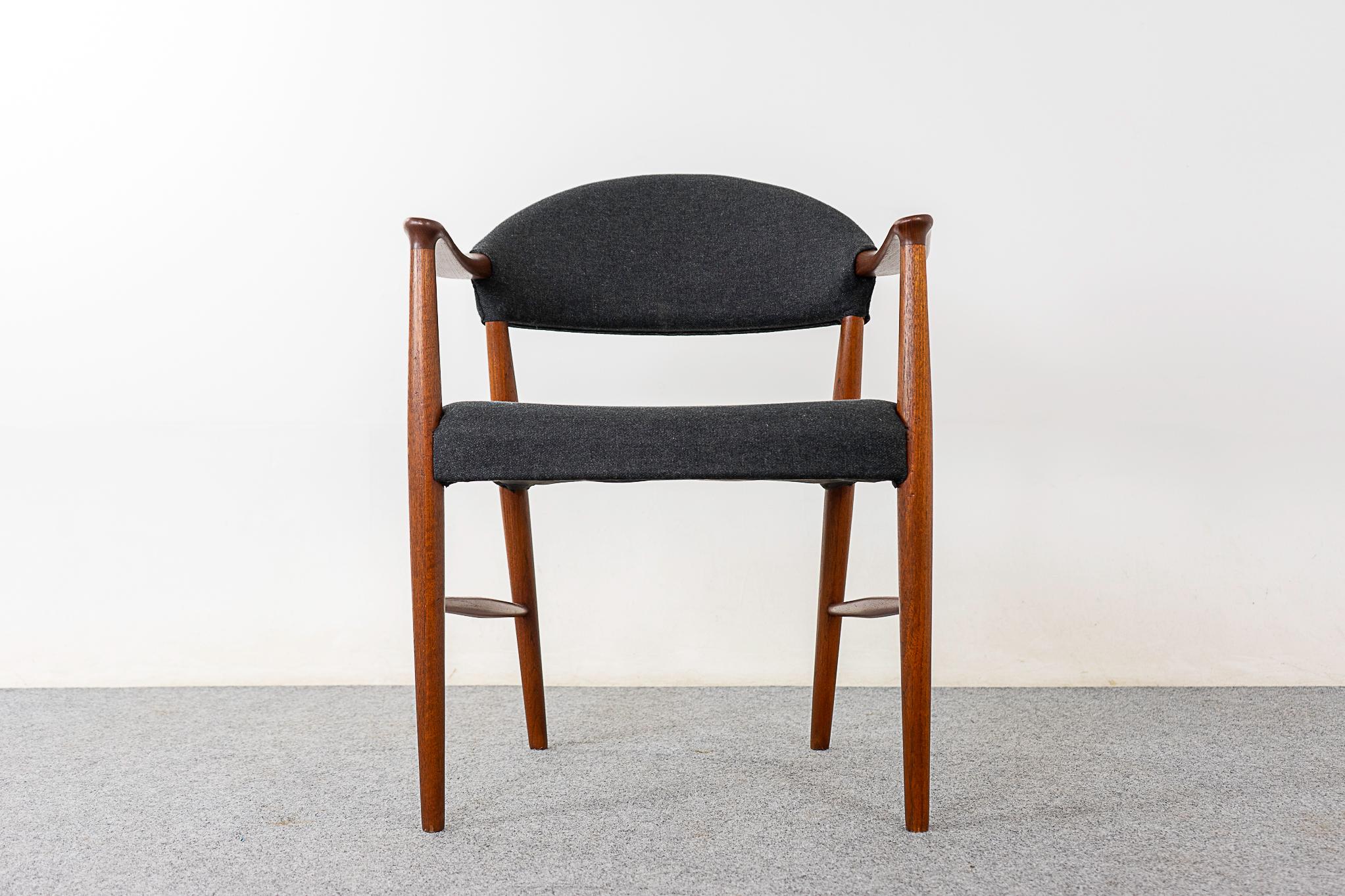 Danish Teak Model 223 Arm Chair by Kurt Olsen