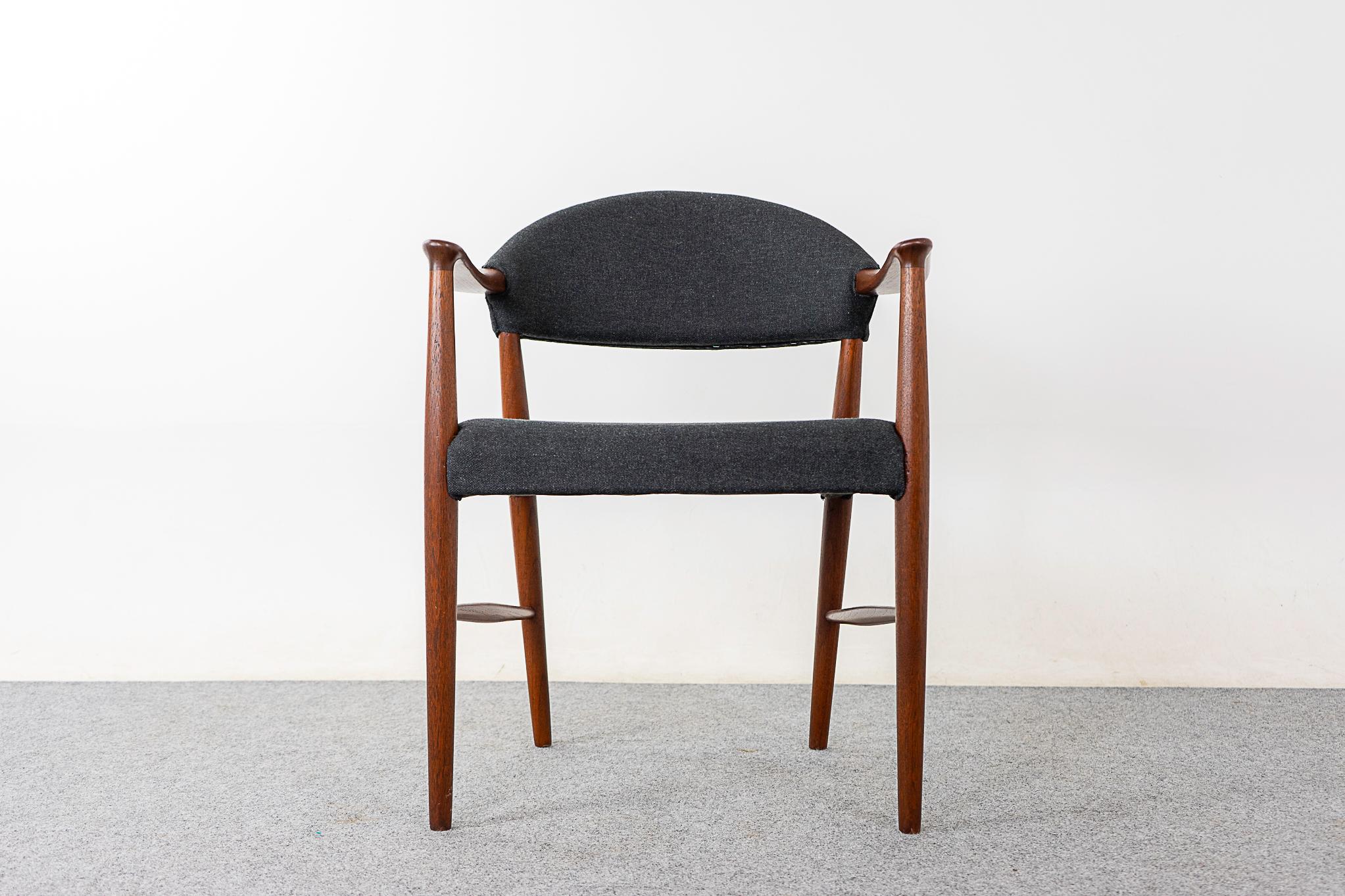 Danish Teak Model 223 Arm Chair by Kurt Olsen