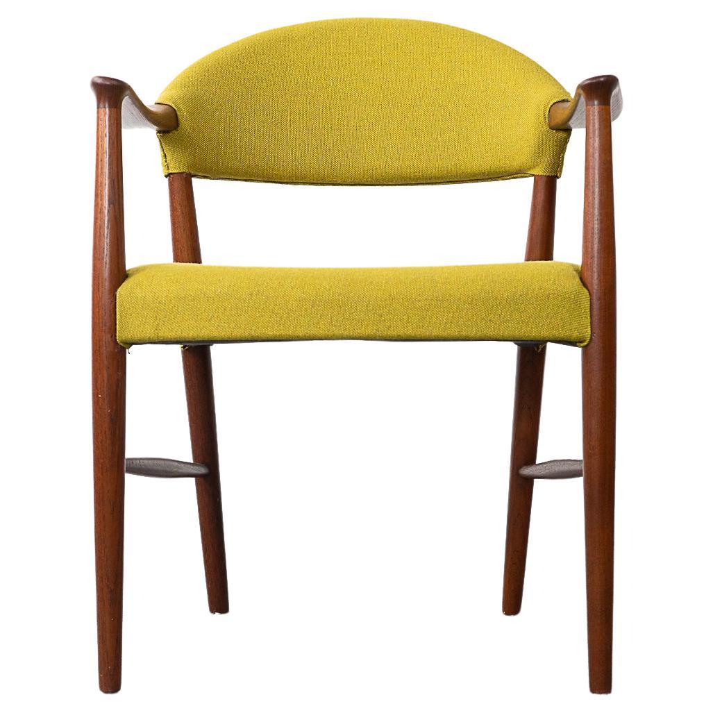 Teak Model 223 Arm Chair by Kurt Olsen For Sale