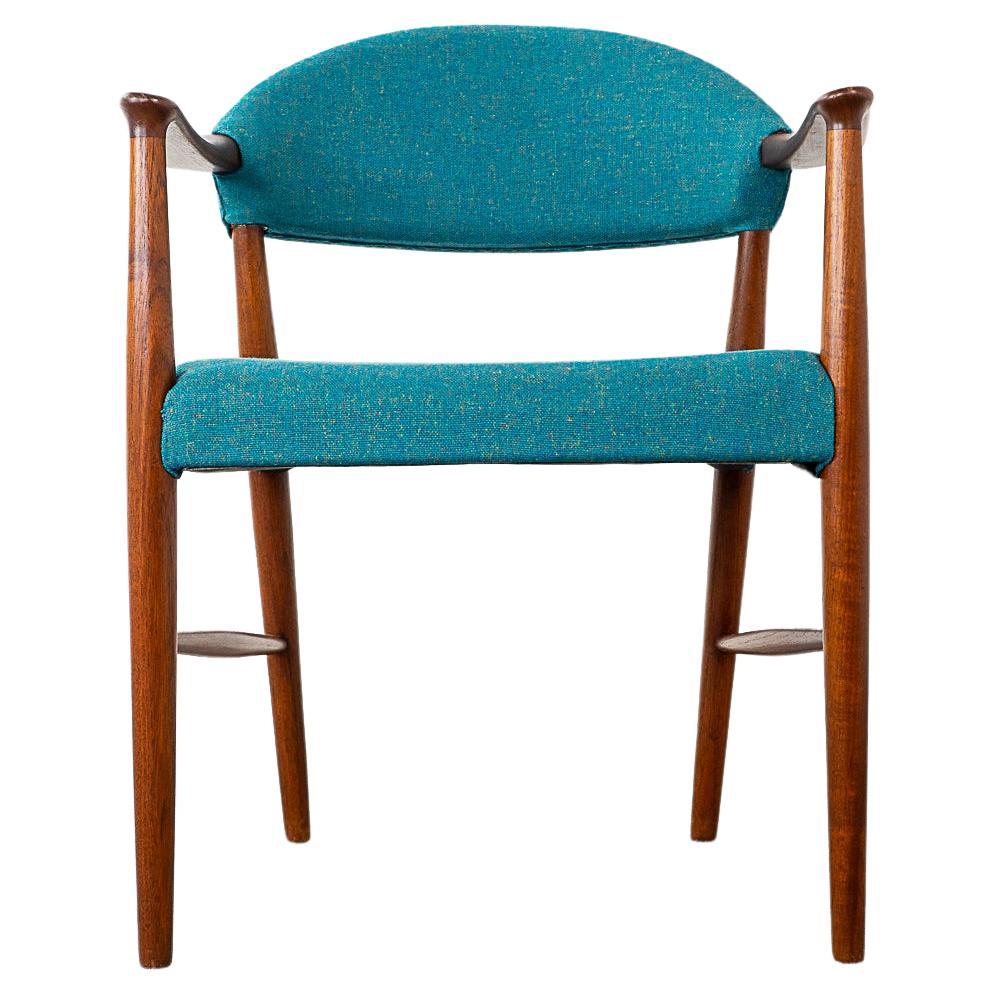 Teak Model 223 Arm Chair by Kurt Olsen For Sale