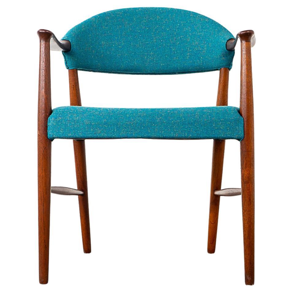 Teak Model 223 Arm Chair by Kurt Olsen For Sale