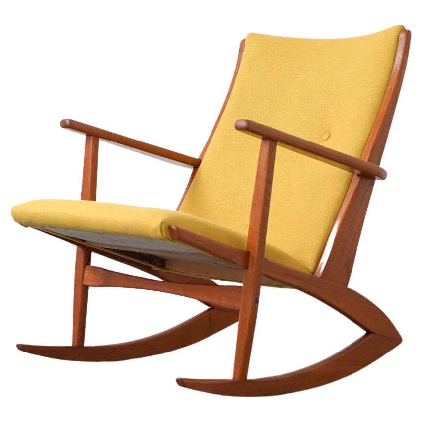 Teak Model 97 Rocking Chair by Holger Georg Jensen for Kubus