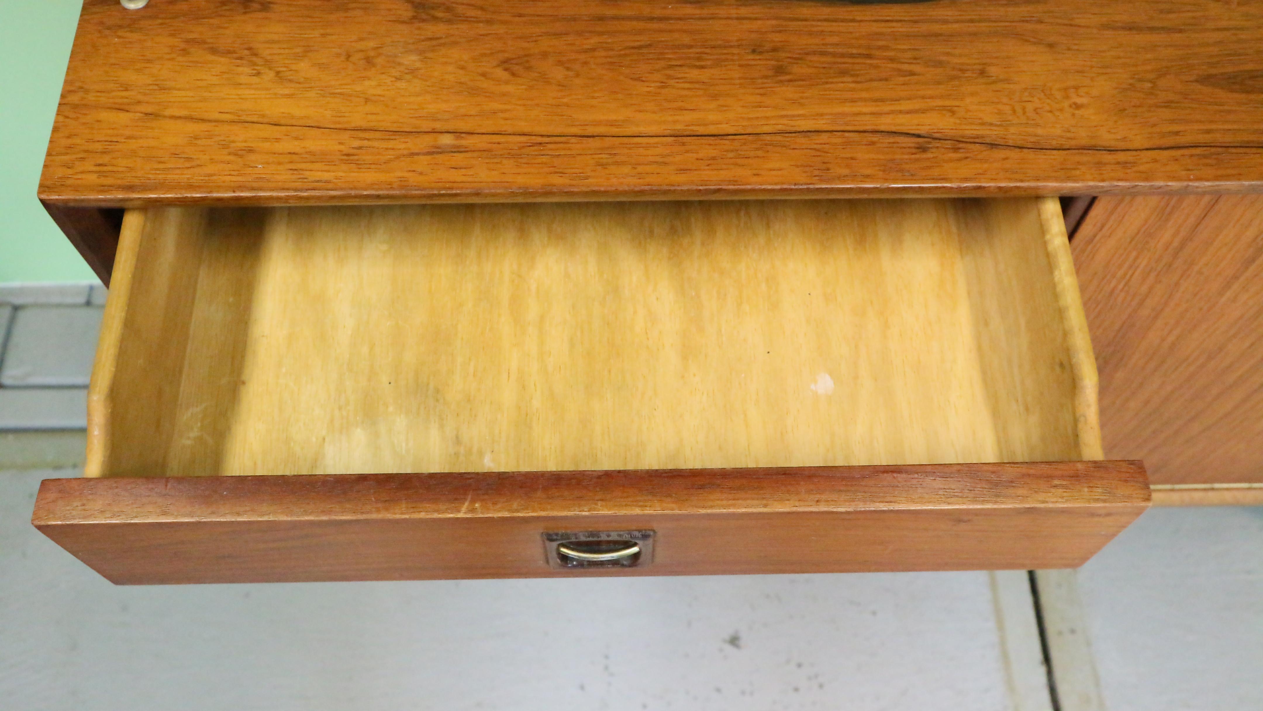 Teak Modular Mid-Century Modern Wall Unit by Louis van Teeffelen for WéBé, 1960s 5