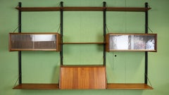 Teak Modular Mid-Century Modern Wall Unit by Louis van Teeffelen for WéBé, 1960s