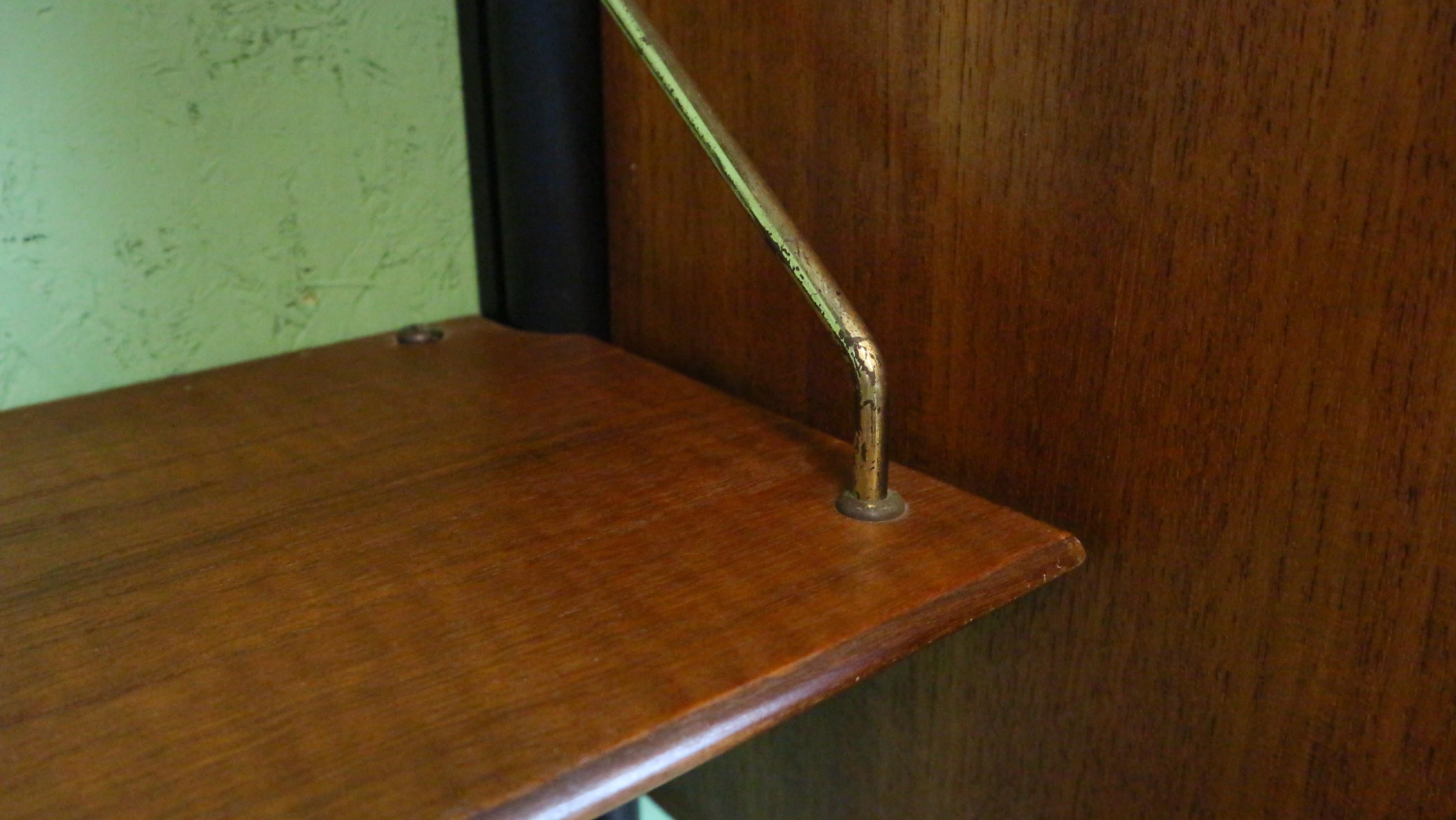 Teak Modular Mid-Century Modern Wall Unit by Louis van Teeffelen for WéBé, 1960s 2